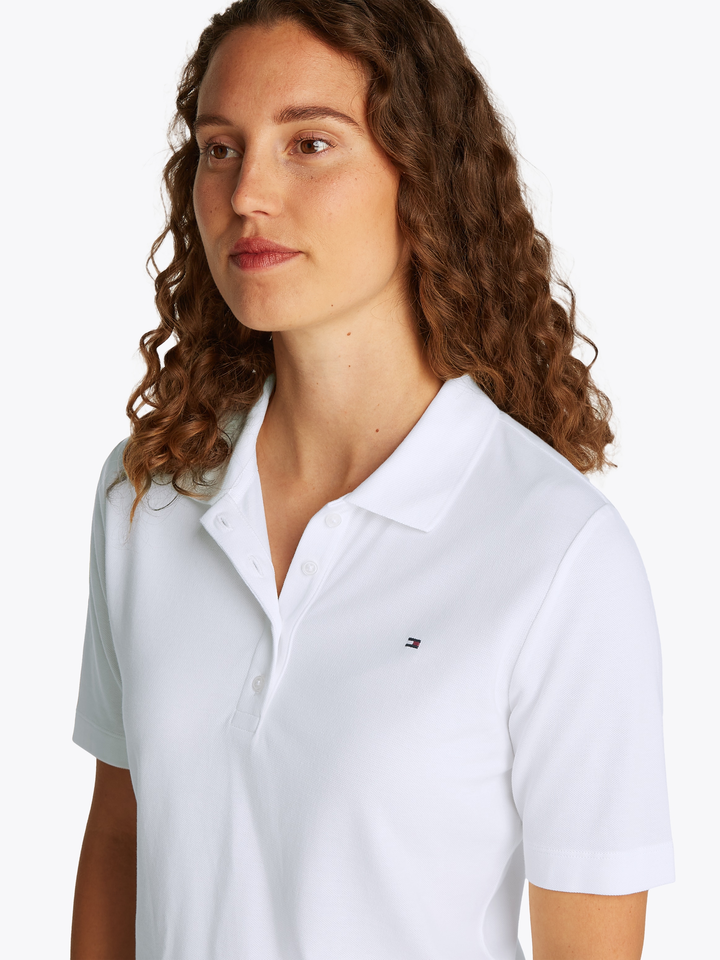 Tommy Hilfiger Poloshirt »1985 Regular Fit Pique Premium Polo«, mit Logo-Stickerei, mit Seitenschlitzen