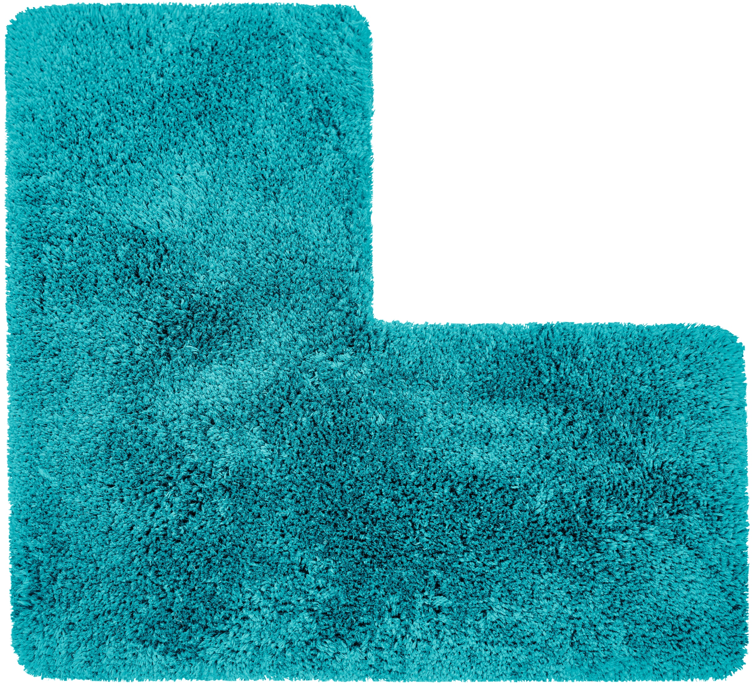 my home Badematte »Sanremo, Badvorleger, Badezimmer Teppich, sehr weich«, rutschhemmend beschichtet, fußbodenheizungsgeeignet-schnell trocknend, Badteppich, unifarben, rechteckig, rund & als 3-tlg. Set erhältlich