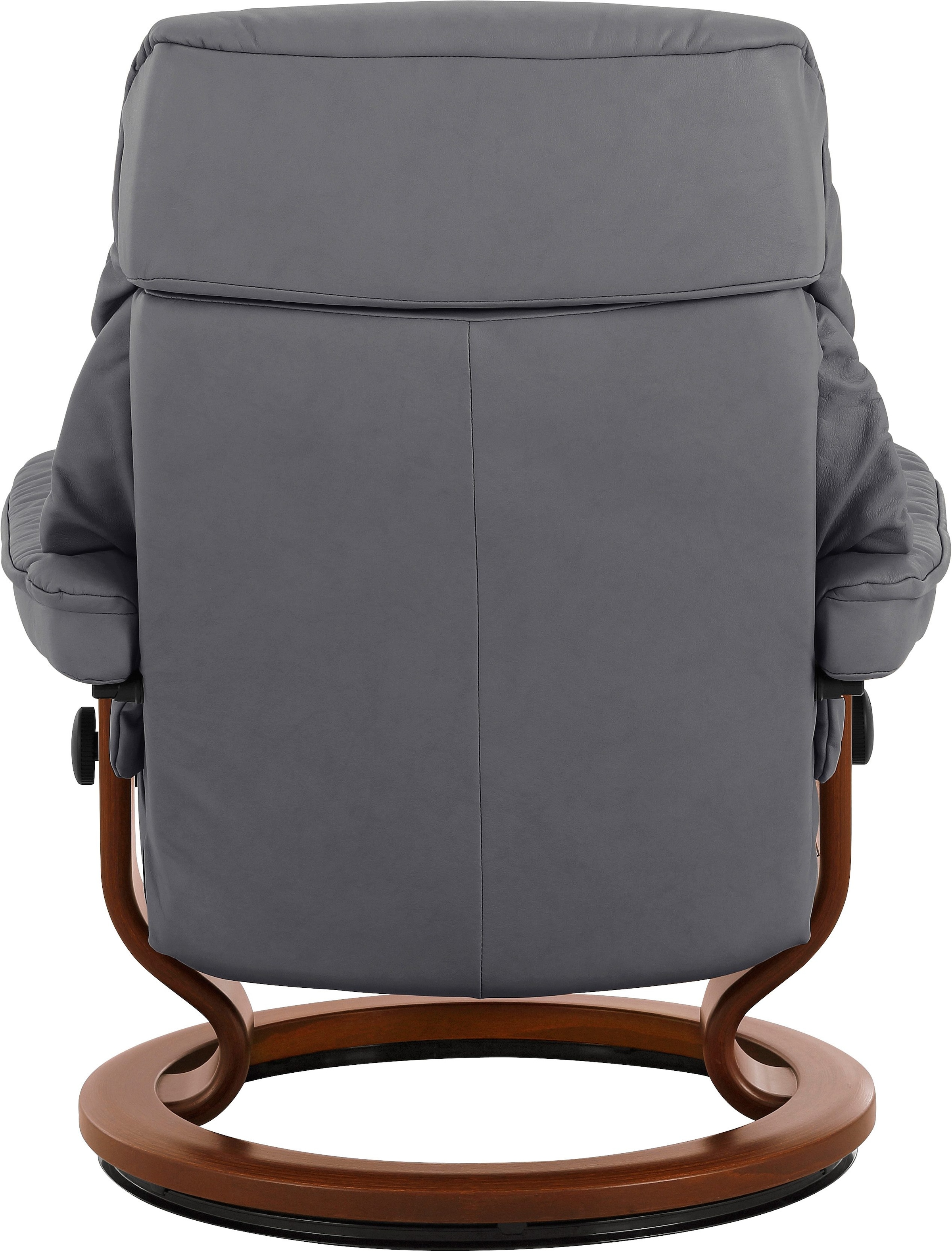 Stressless® Relaxsessel »Ruby« Set, Relaxsessel mit Hocker,  mit Classic Base, Größe M, Gestell Eiche, Wenge, Braun & Schwarz