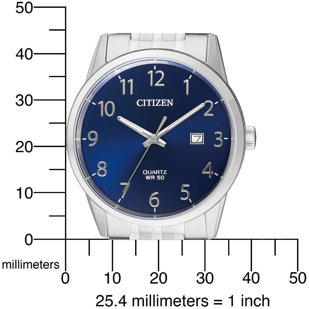 Citizen Quarzuhr »BI5000-52L«, Armbanduhr, Herrenuhr, Damenuhr, Edelstahlarmband, Datum