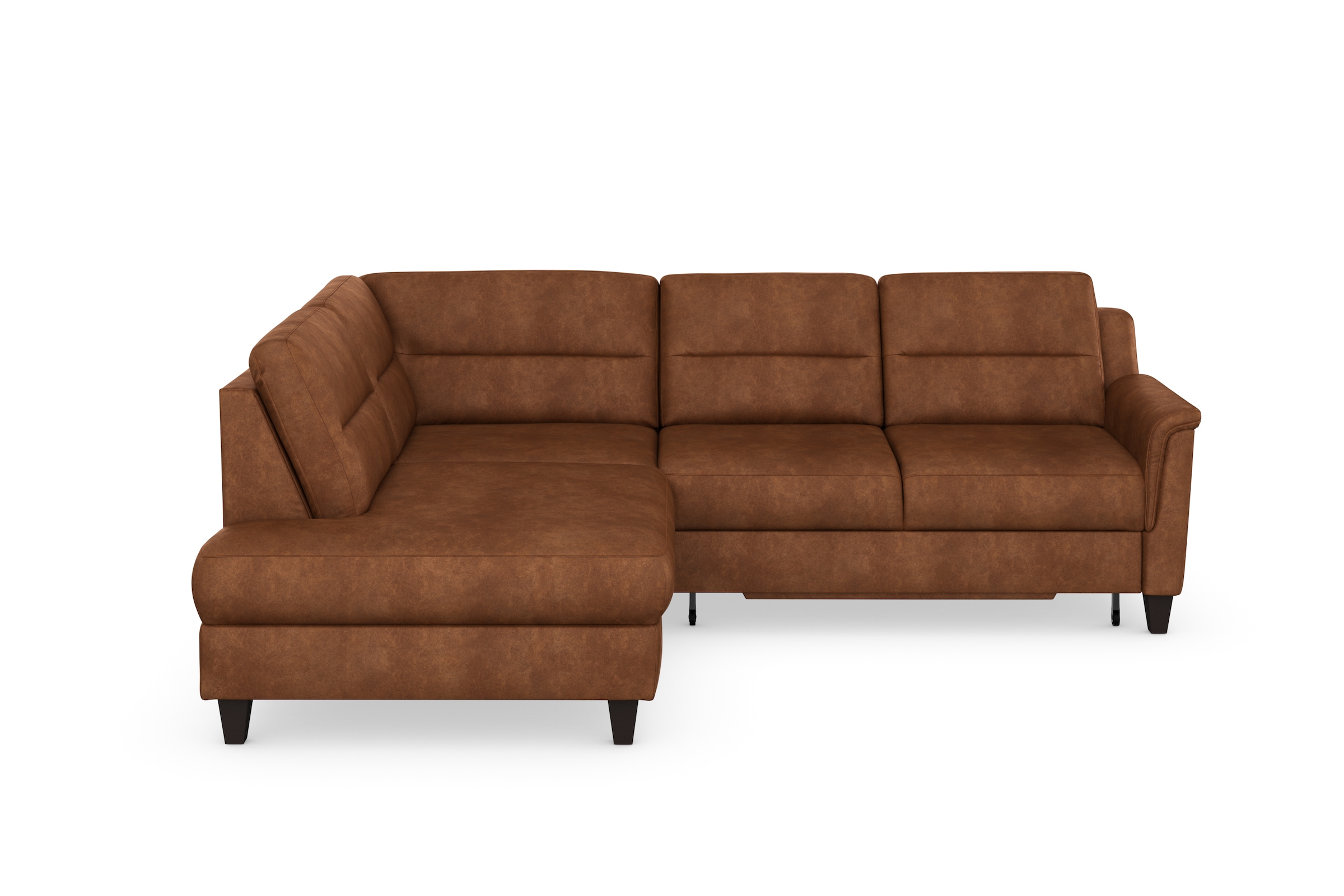 sit&more Ecksofa »Farö L-Form«, inklusive Federkern, wahlweise mit Bettfunktion und Bettkasten