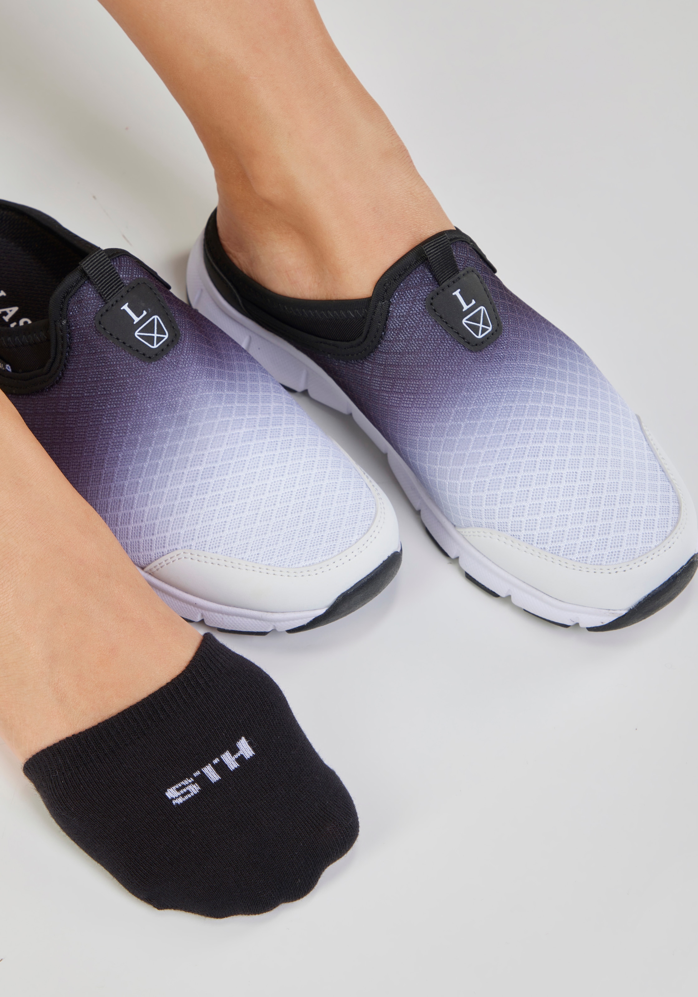 H.I.S Zehlinge »Zehentopper« Packung, 3 Paar tlg. halbe Socken für Pantoletten