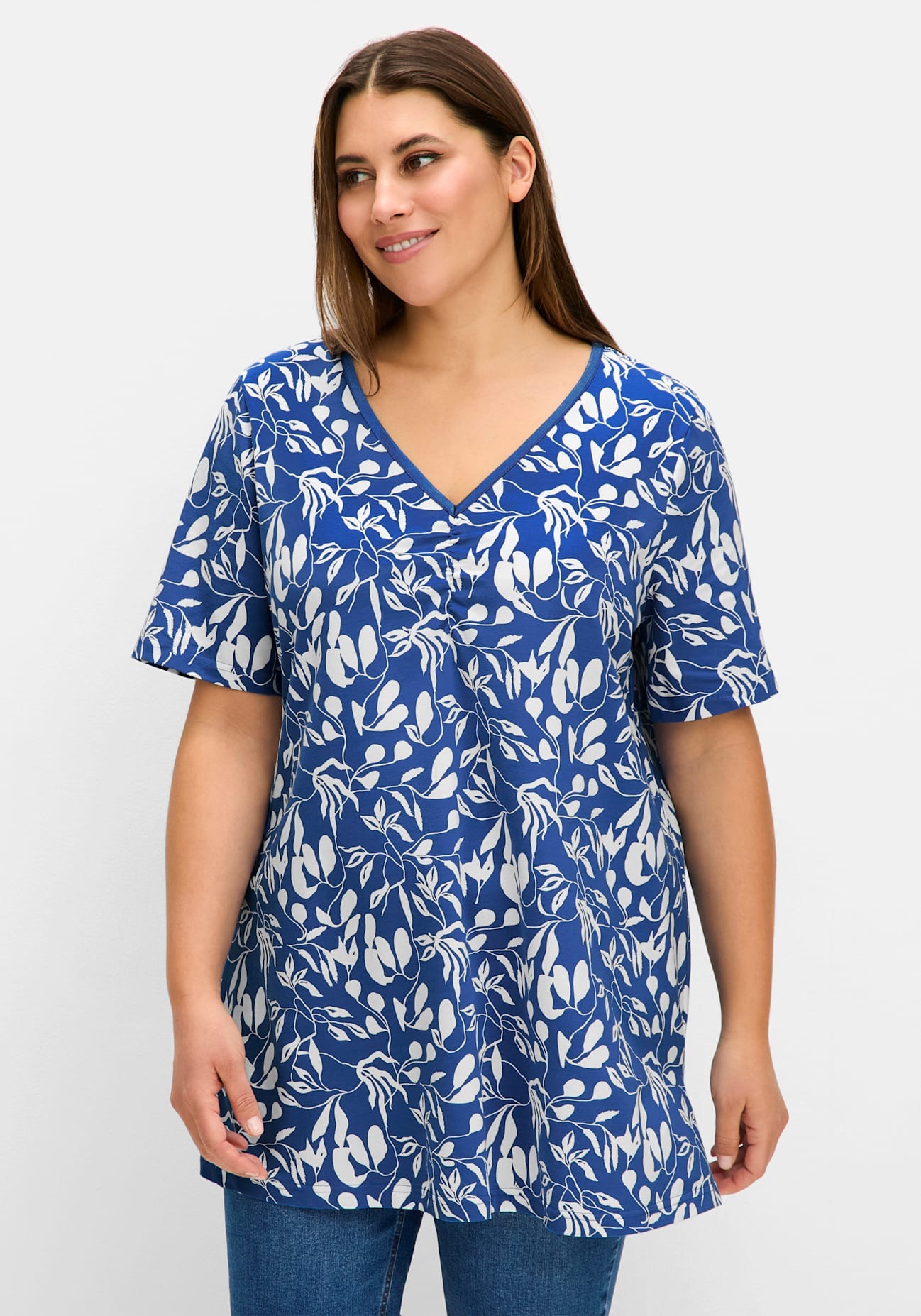 Sheego T-Shirt »T-Shirt«, (1 tlg.)