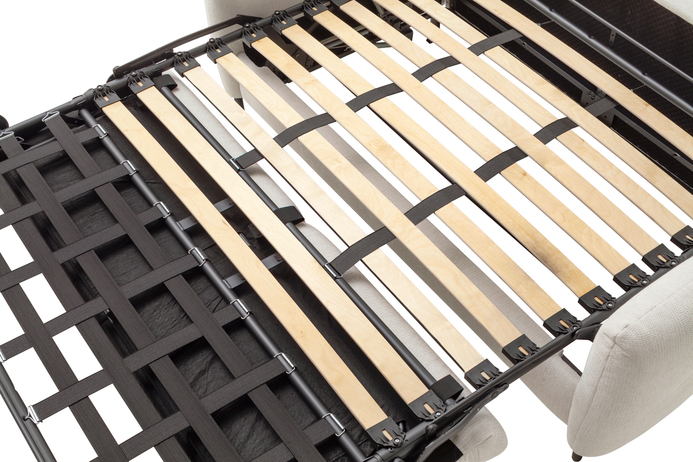 Home affaire 2-Sitzer »Clevina, Schlafsofa mit Kaltschaummatratze, Breite 176 cm« Sofa & Bett in einem – kinderleicht ausklappbar & freistellbar im Raum