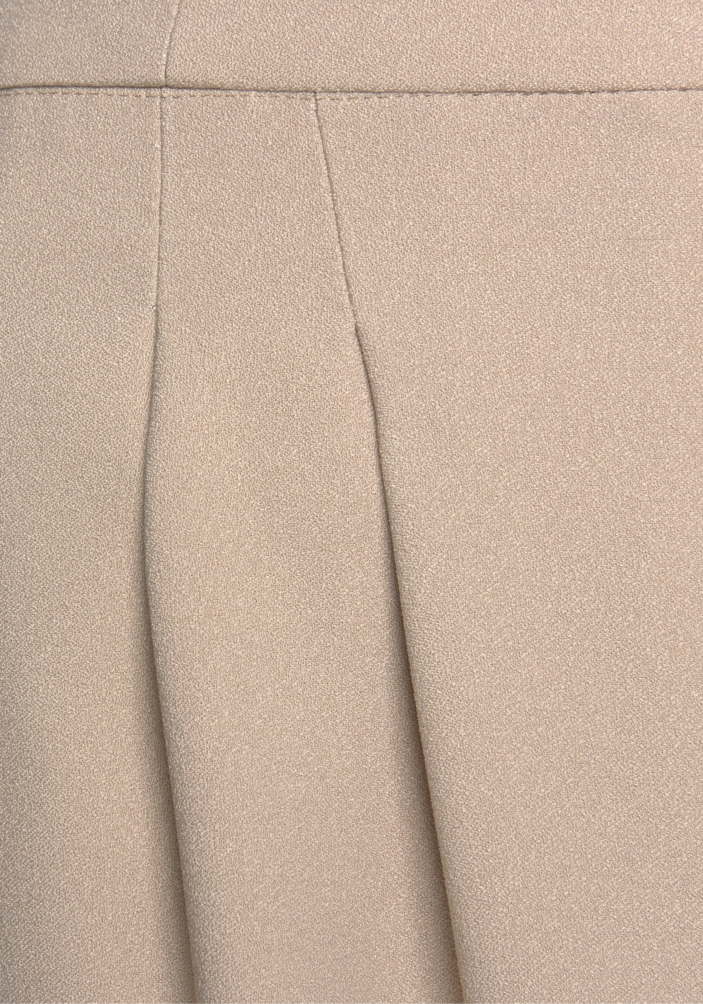LASCANA Palazzohose, mit Zierknöpfen und bequemen Bund, elegante Stoffhose mit Taschen