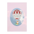 Komar Poster »Happy Balloon Rose«, Figuren, Höhe: 50cm