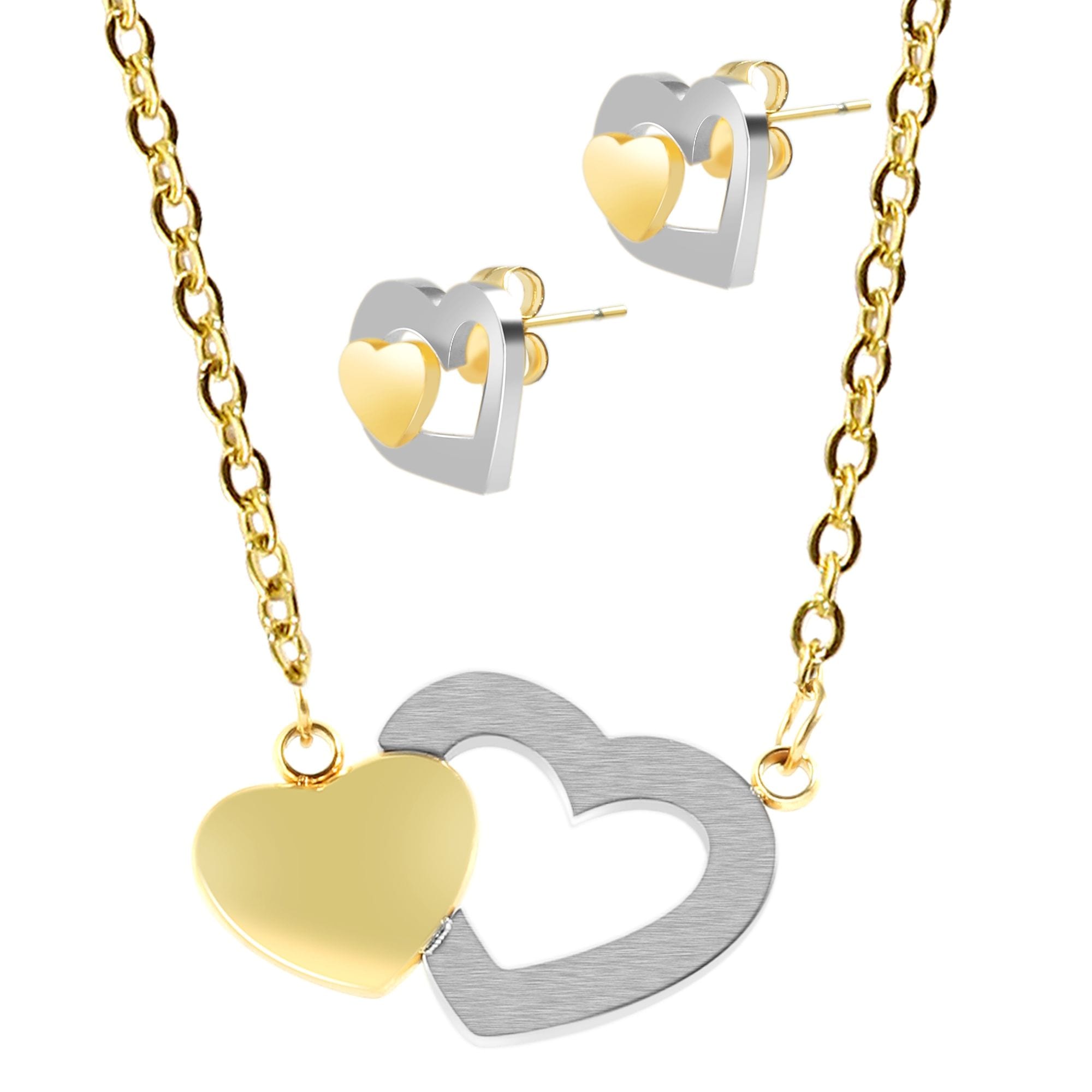 Adelia´s Gliederkette »Damen Halskette aus Edelstahl 45 cm«