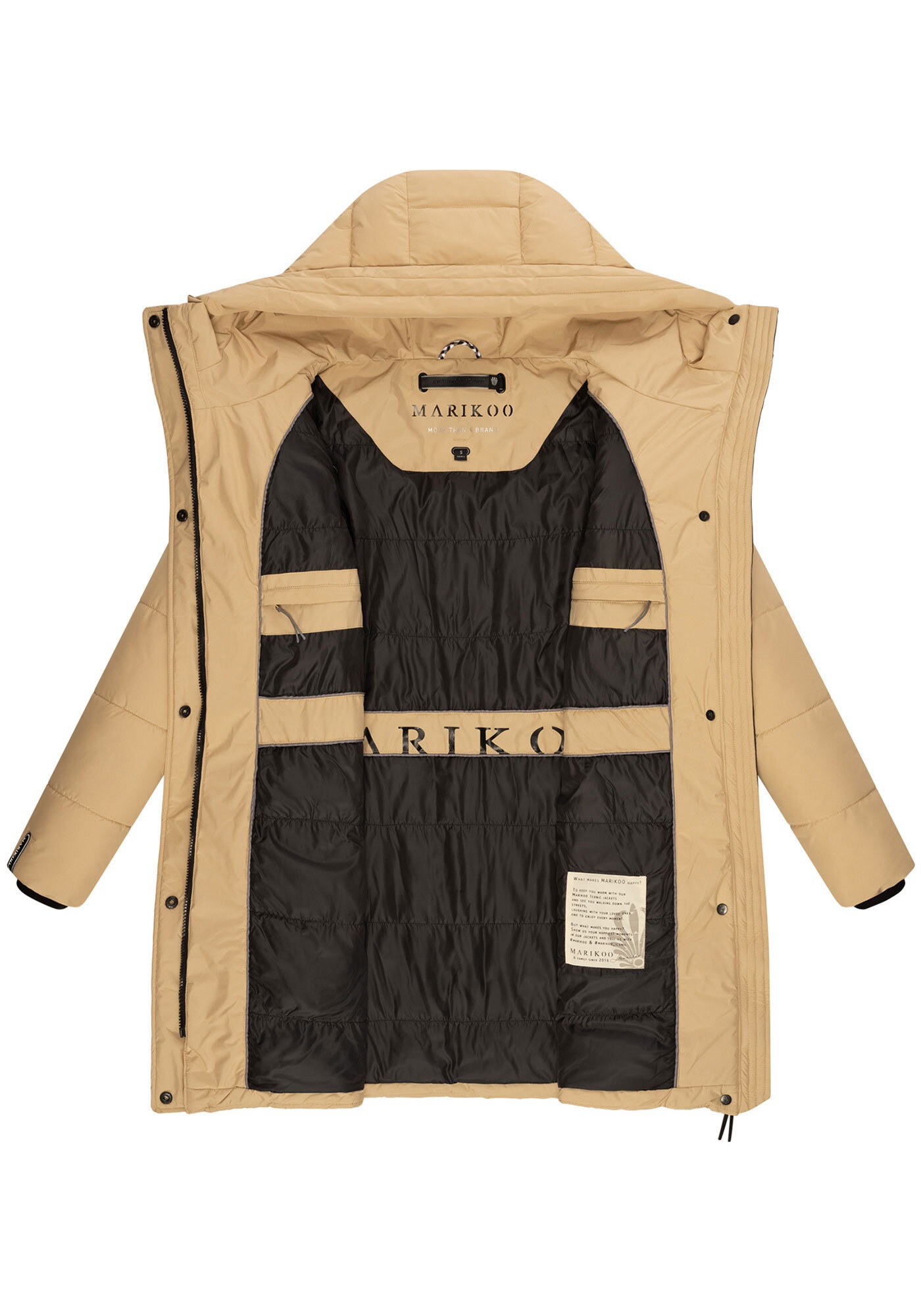 Marikoo Winterjacke »Marikoo Karumikoo XVI Damen Winterjacke B987«