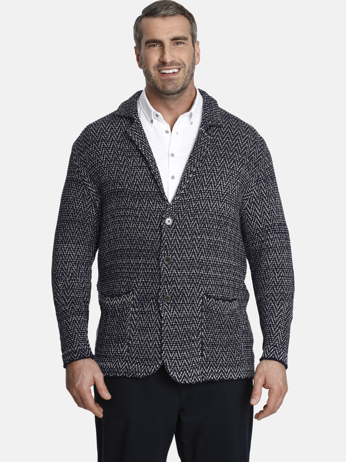 Charles Colby Strickjacke »TREVA«, elegantes Stricksakko