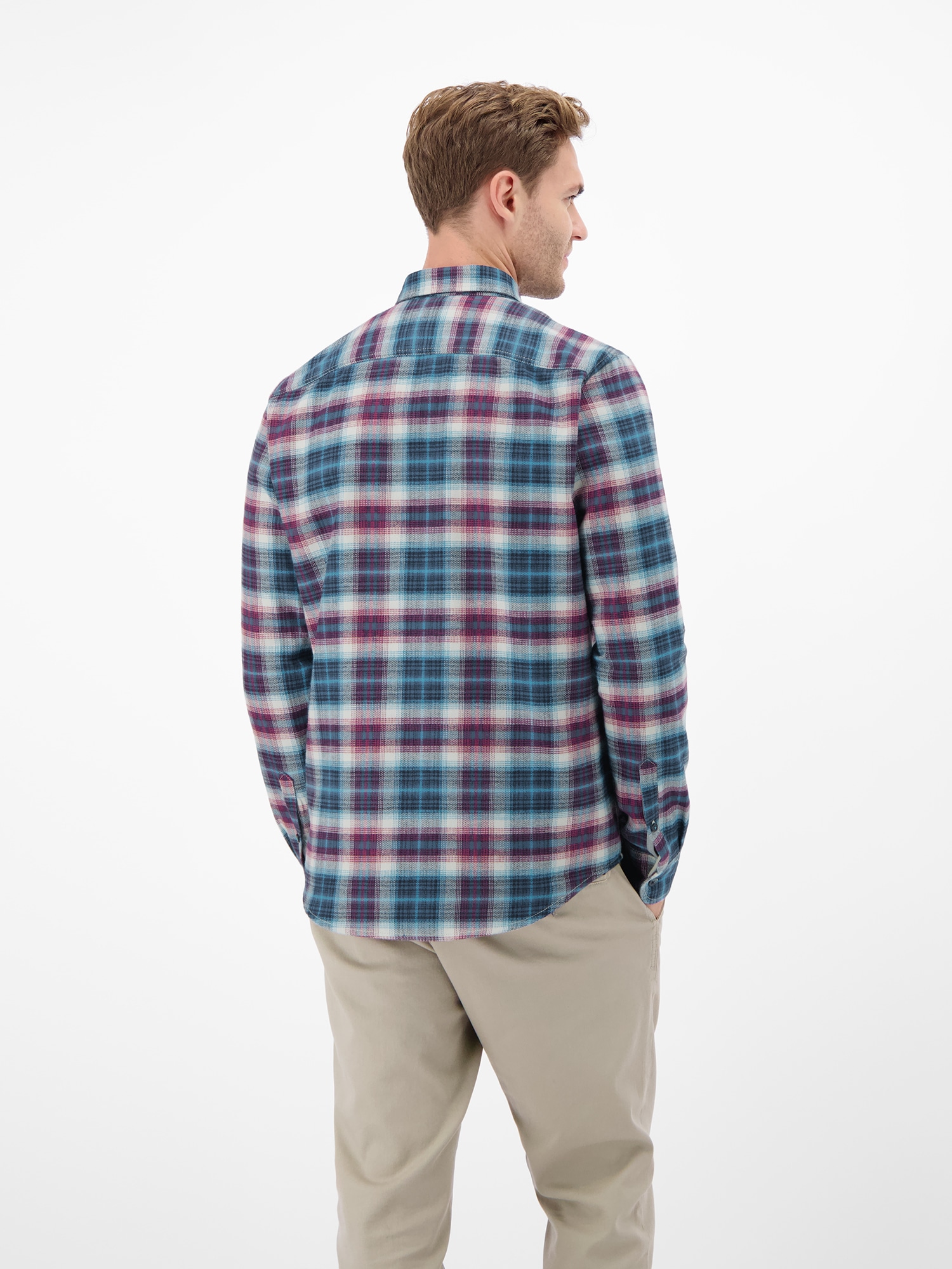 LERROS Karohemd »LERROS Casual Flanellhemd - weicher Twill, starker Style«