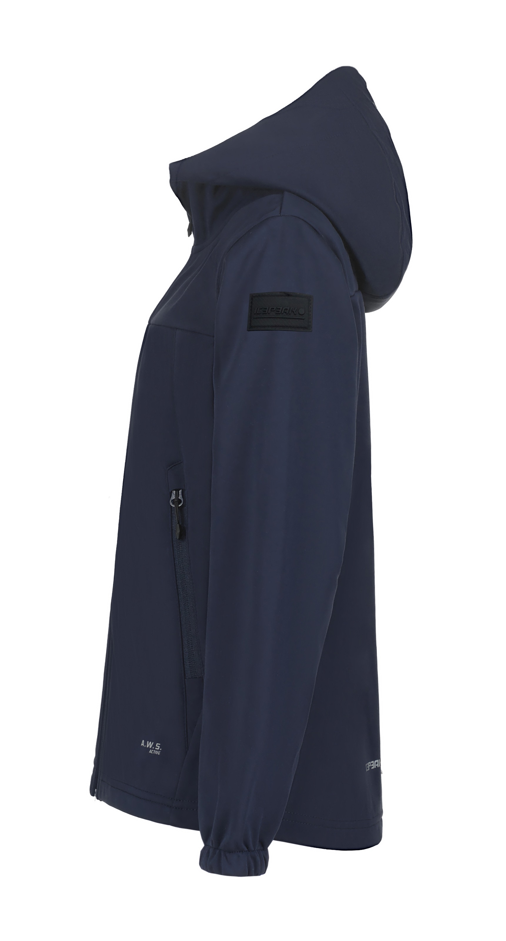 Icepeak Softshelljacke »ICEPEAK KONAN JR« mit Kapuze Reißverschlusstaschen, atmungsaktiv, winddicht, wasserabweisend
