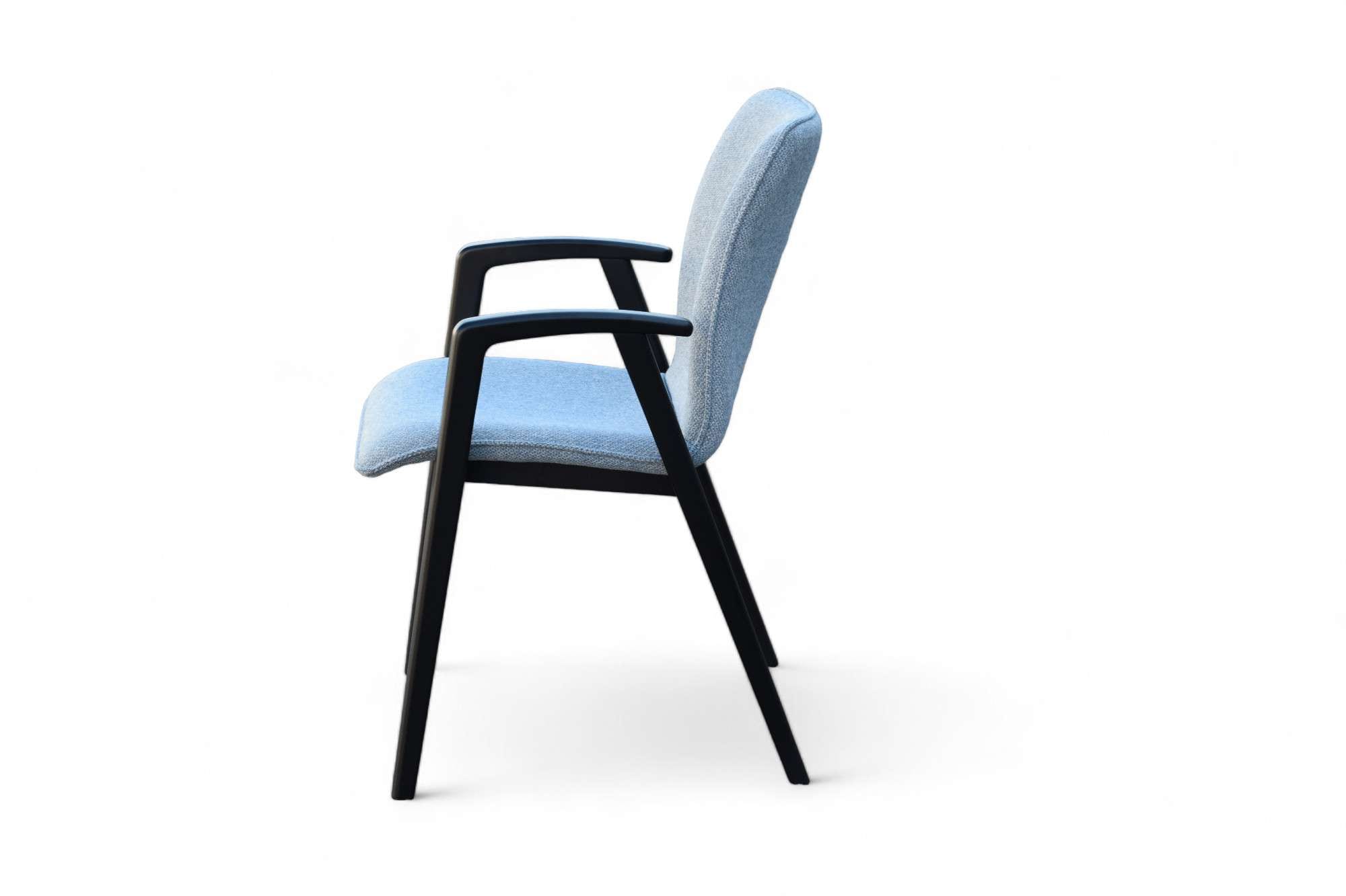 Home affaire Armlehnstuhl »Loreen Esszimmerstuhl, Polsterstuhl, Wohnstuhl, Essstuhl mit Armlehnen« (Set) 2 Stk. Webstoff Massivholzgestell und Armlehnen, stilvoll, bequem, Designstuhl