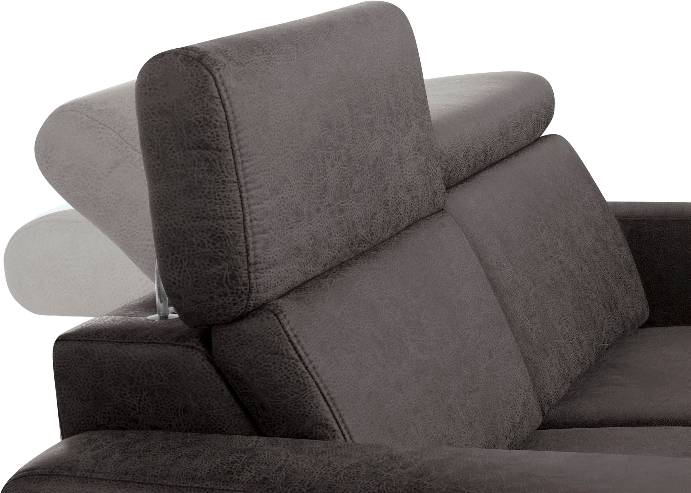 sit&more 2,5-Sitzer »Bologna«, inklusive Kopfteilverstellung und Federkern