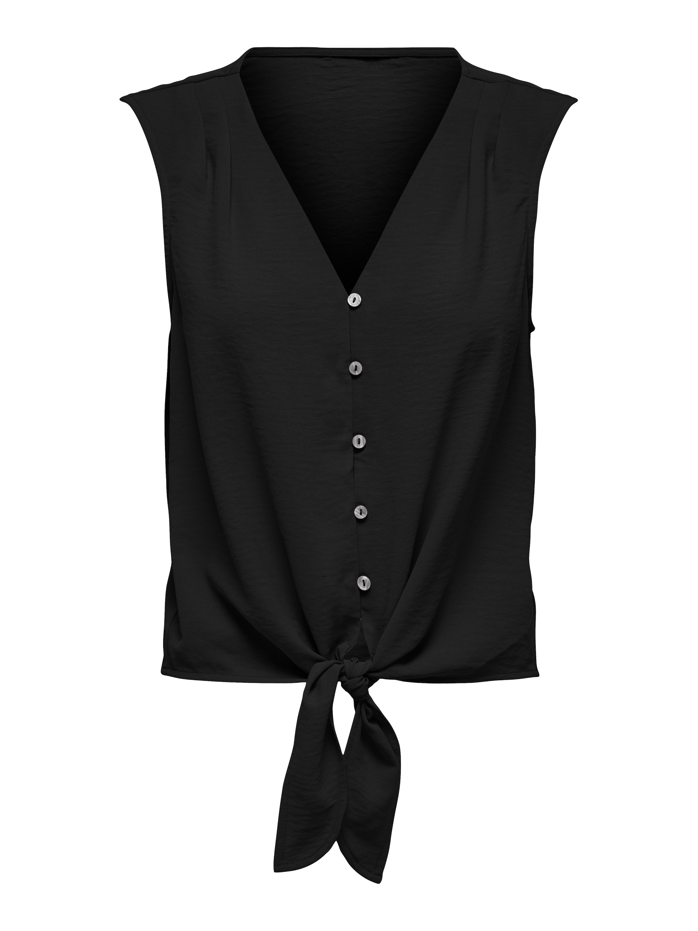 JDY Shirttop »JDYVIOLET LIFE S/L KNOT TOP WVN NOOS« Polyester, regular fit