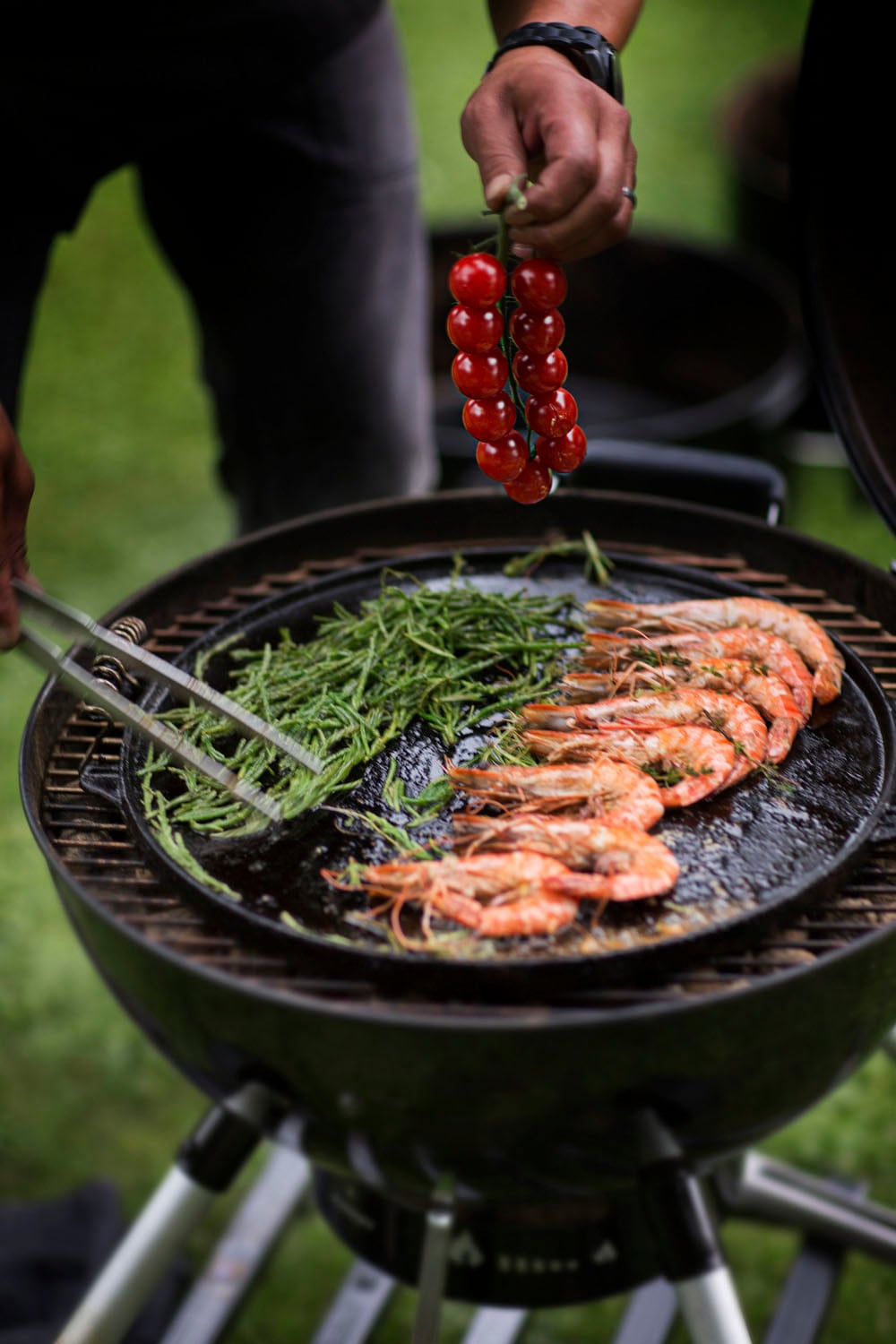 RÖSLE Grillzange »SlideX, 25064«, zum gezielten Greifen und Wenden von Speisen, Edelstahl