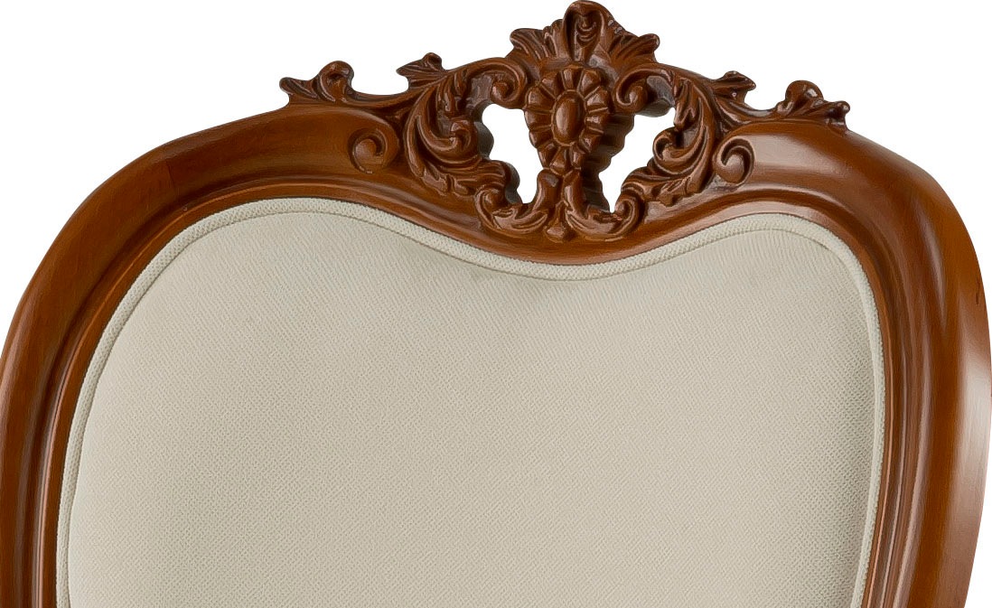 Home affaire Armlehnstuhl »Stühle Baronessa«, 1 St., Baumwolle-Polyester, Breite 59 cm