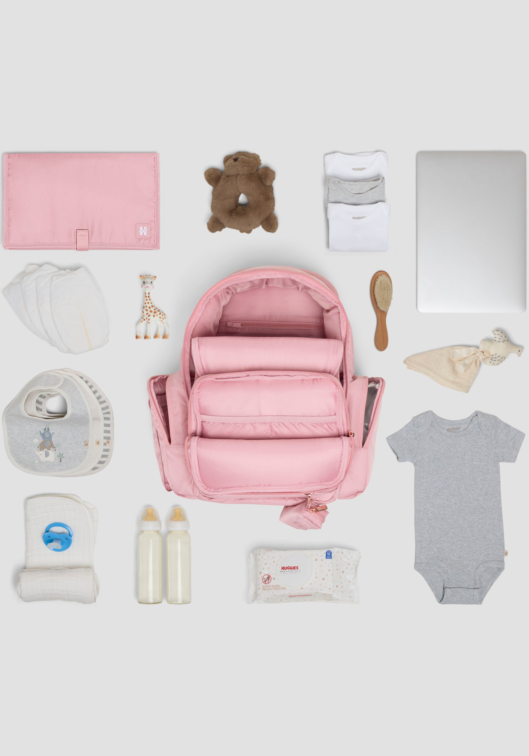HUGGIES babywear Wickeltasche, inklusive Wickelunterlage, ohne abgebildete Accessories