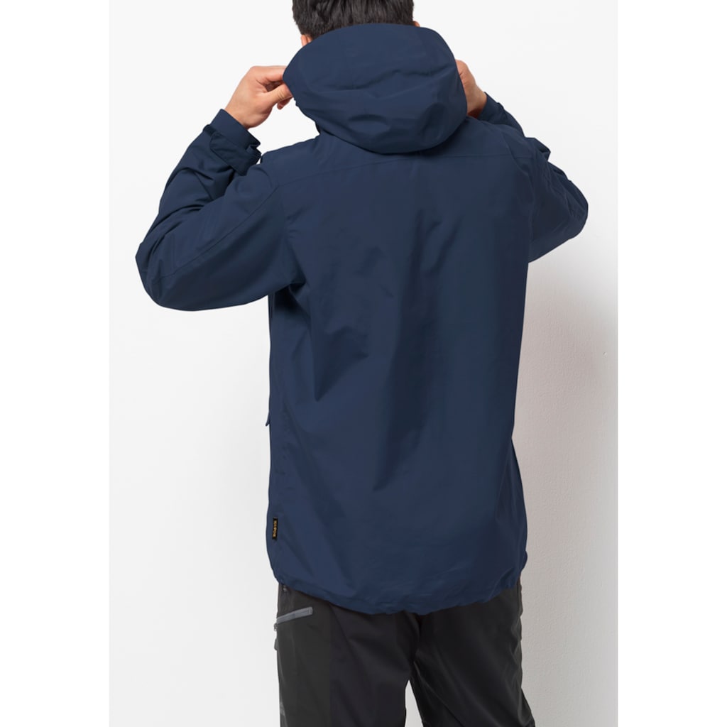 Jack Wolfskin Funktionsjacke »THREE PEAKS JACKET M«, mit Kapuze