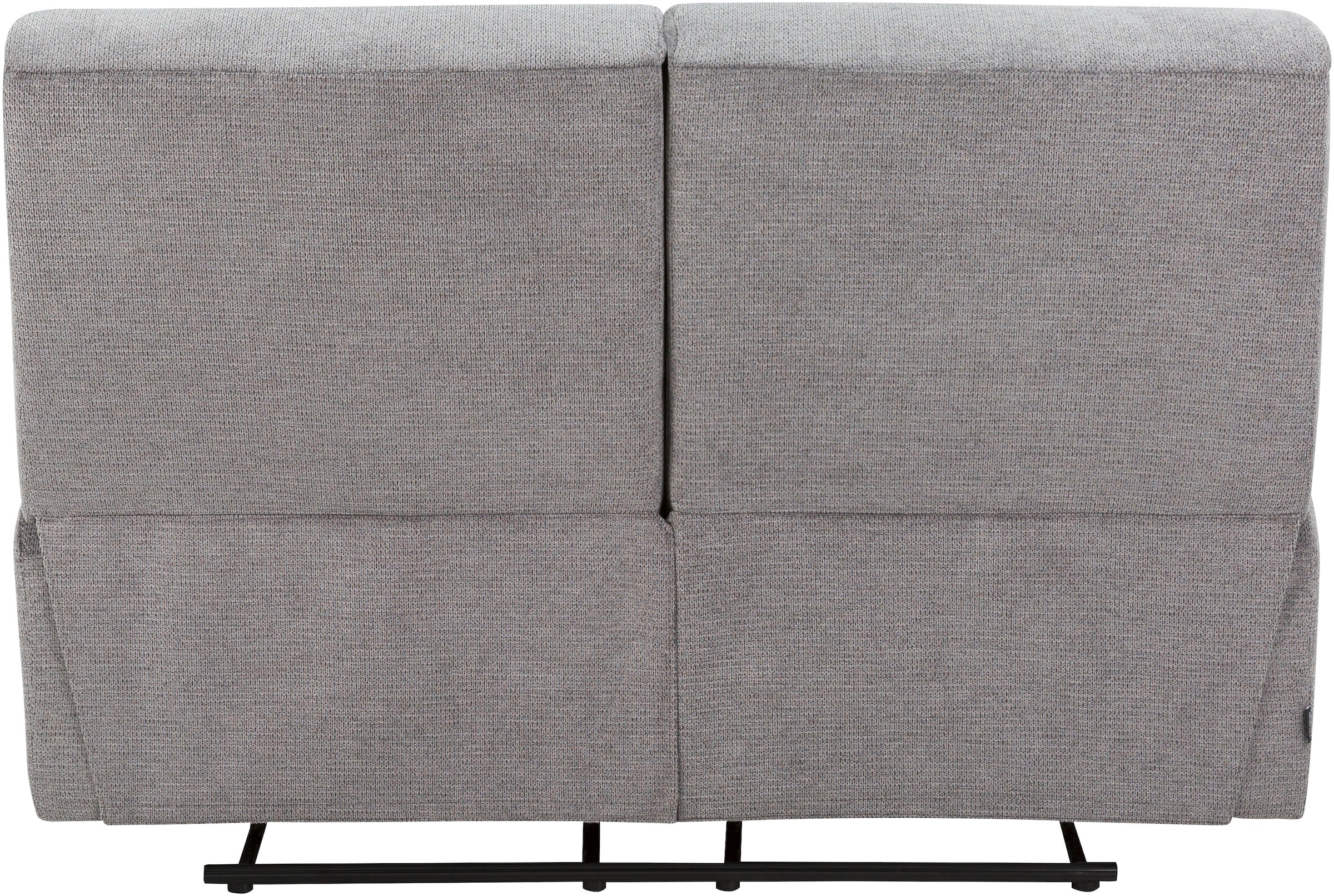 Home affaire 2-Sitzer »LANNOY, mit manueller o. elektrischer Relaxfunktion in beiden Sitzen.« Elektrische Variante mit USB A/C. Federkern, Webstoff