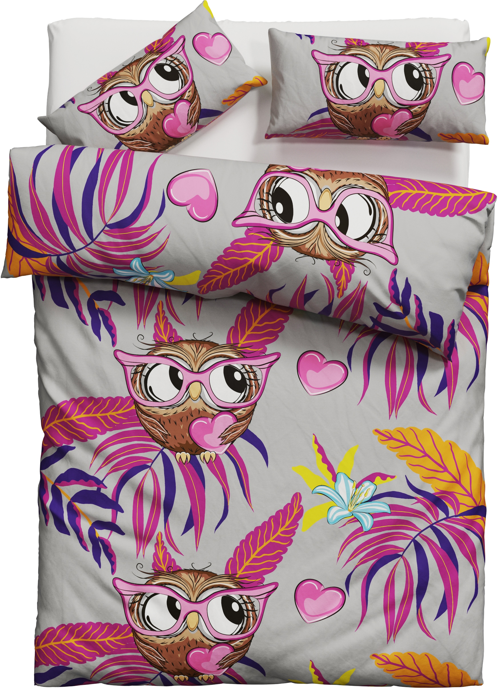 OTTO home Bettwäsche »Physalis« 2 Stk. tlg. in Gr. 135x200 oder 155x220 cm, 100% Baumwolle, mehrere Designs