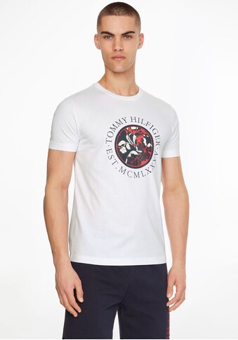 Tommy Hilfiger T-Shirt »FLORAL ROUNDEL TEE« kaufen