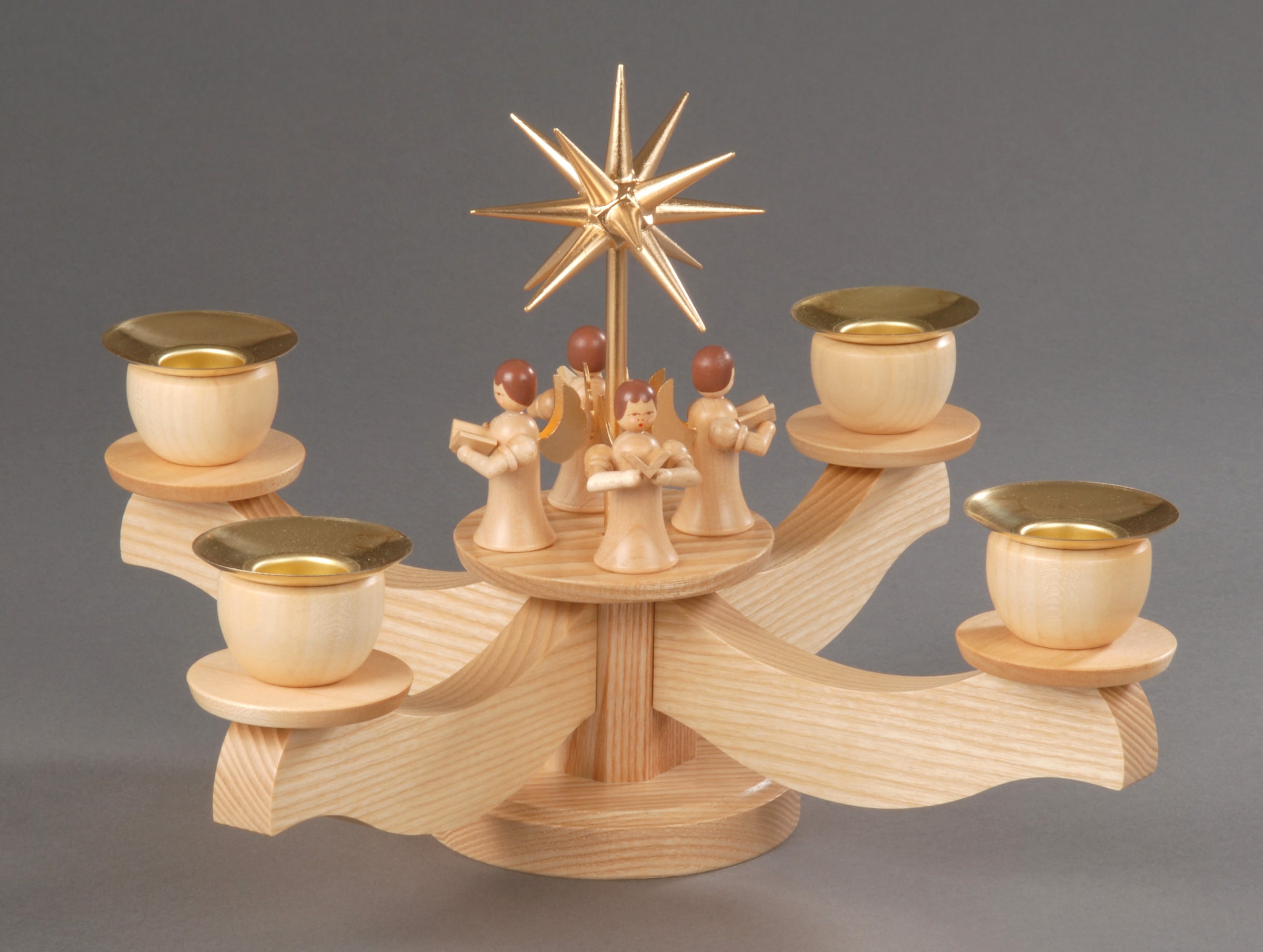 Adventsleuchter »Kerzenleuchter mit Engelsfiguren, Weihnachtsdeko«, (1 St.),...