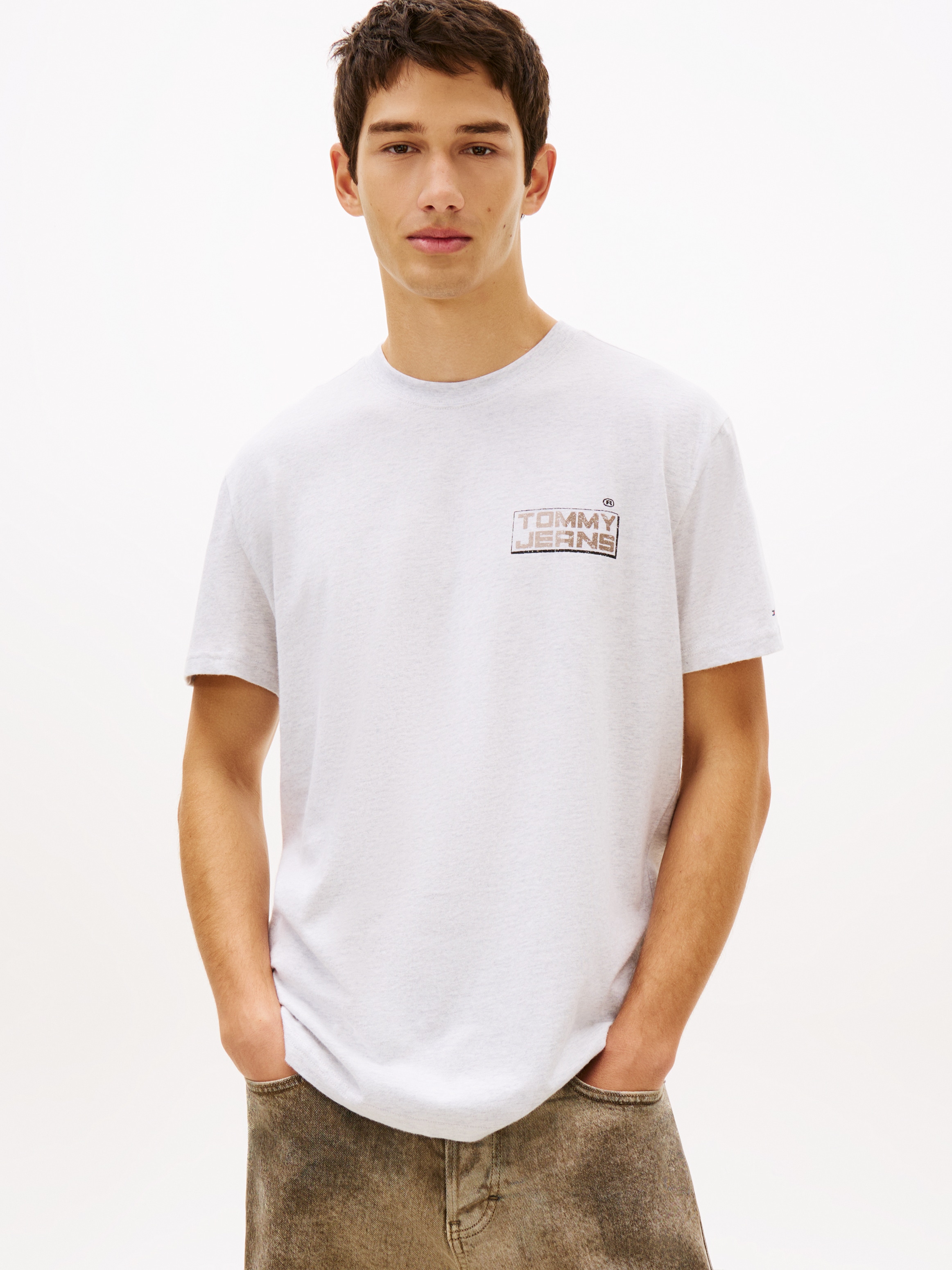 Tommy Jeans T-Shirt »TJM REGULAR GYM BLOCK« mit Rundhalsausschnitt