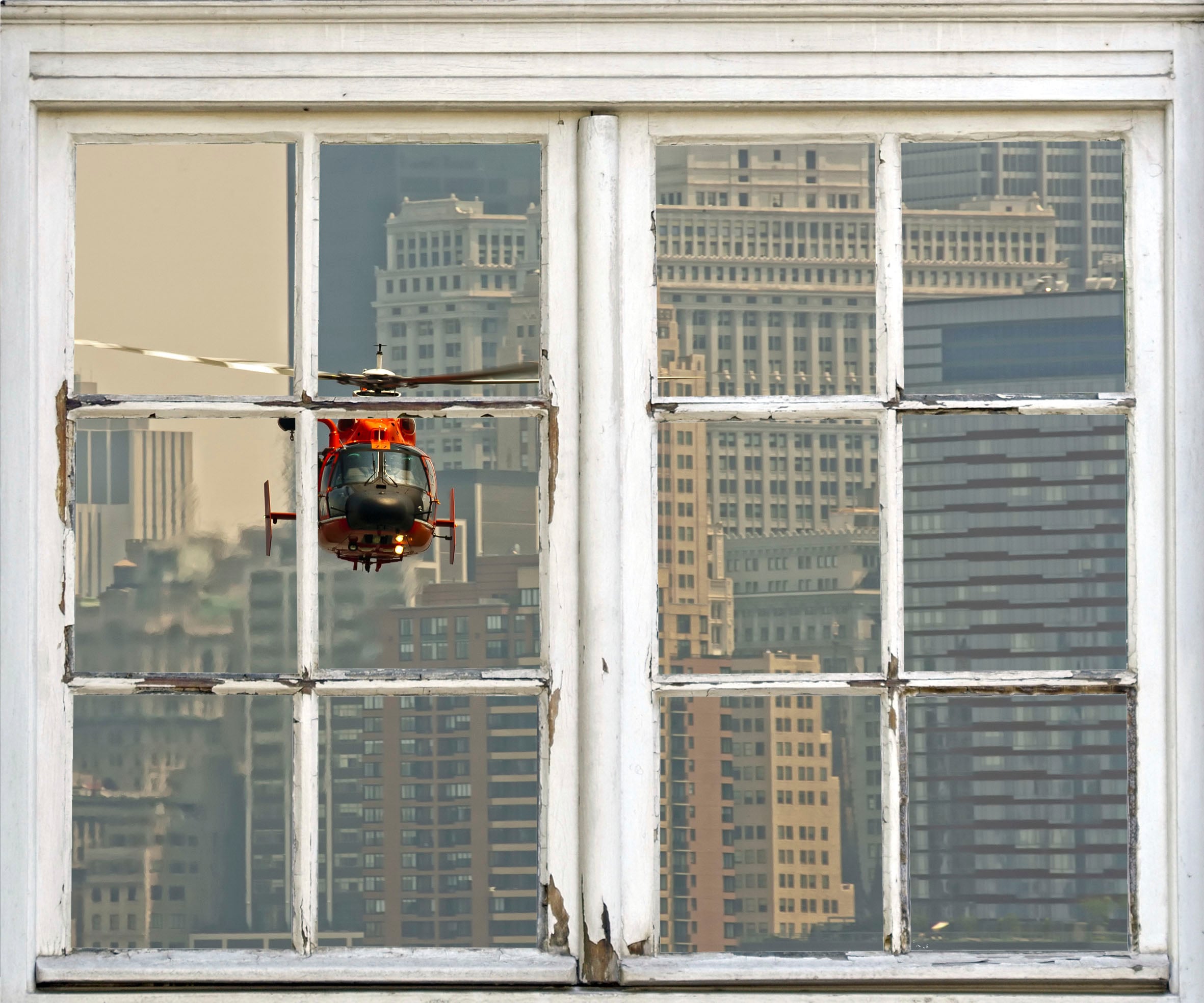 queence Wandsticker »Hubschrauber«, Wandsticker, Wandbild, selbstklebend, Hubschrauber, New York