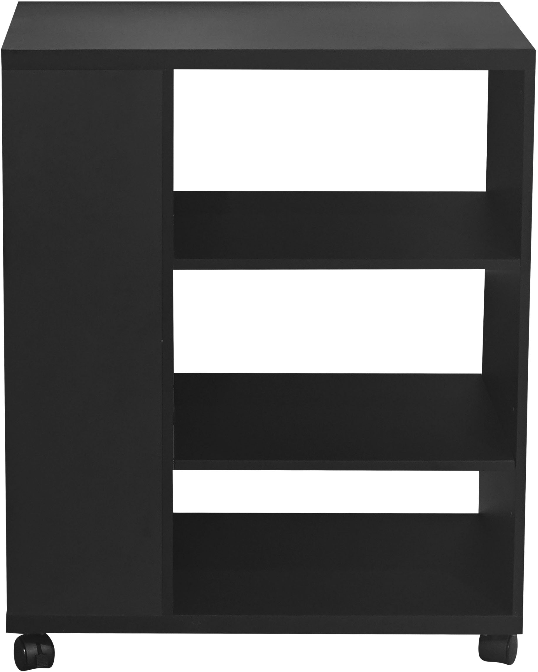 INOSIGN Rollwagen »LOKVE, Rollcontainer, Druckertisch, Rollregal,«, Rollen feststellbar, 6 Fächer, Höhe 75 cm