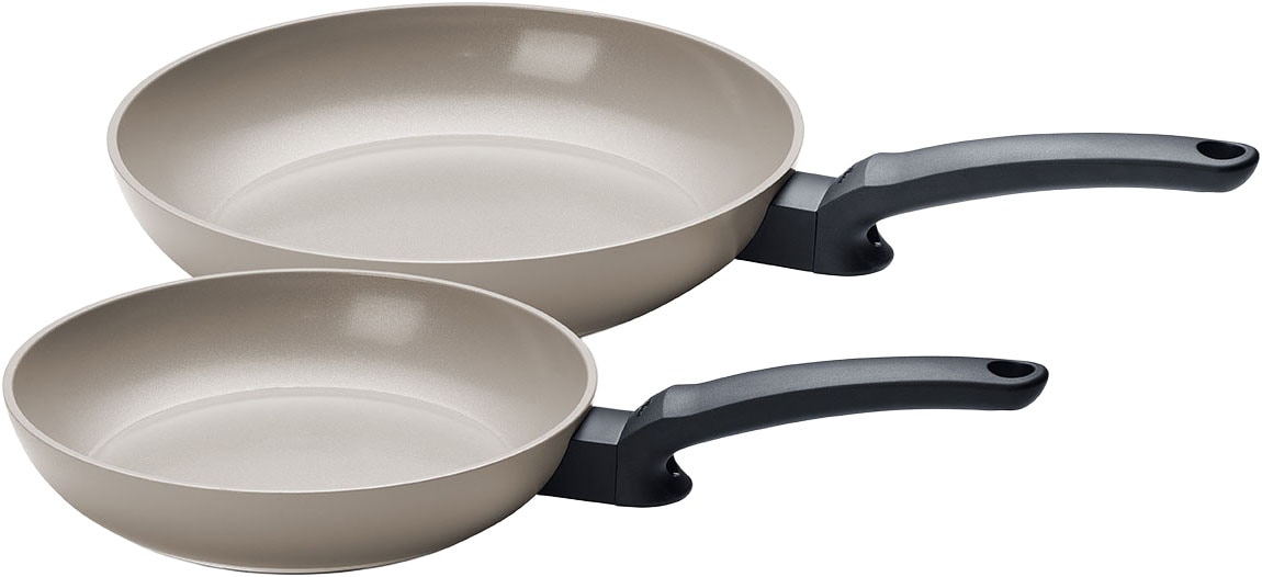 Fissler Pfannen-Set »Ceratal® Evo Classic« Aluminium Set, 1x Bratpfanne 24 cm + 1x Bratpfanne 28 cm,  2-teiliges Keramikpfannen-Set