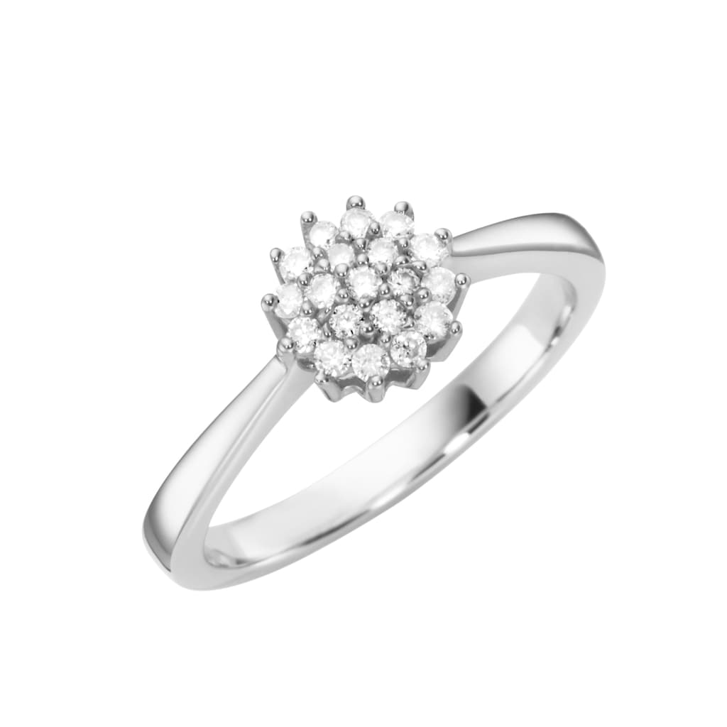 Luigi Merano Diamantring »Ring Blüte mit Brillanten, Gold 585«