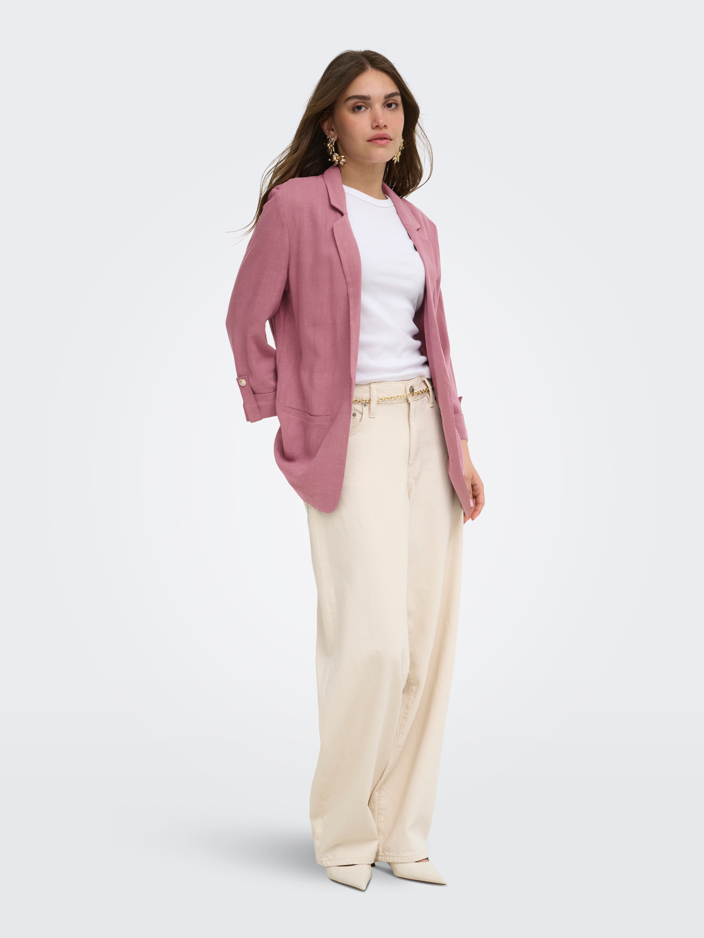 ONLY Longblazer »ONLSIESTA 3/4 OPEN LIN BL BLAZE TLR NOOS«