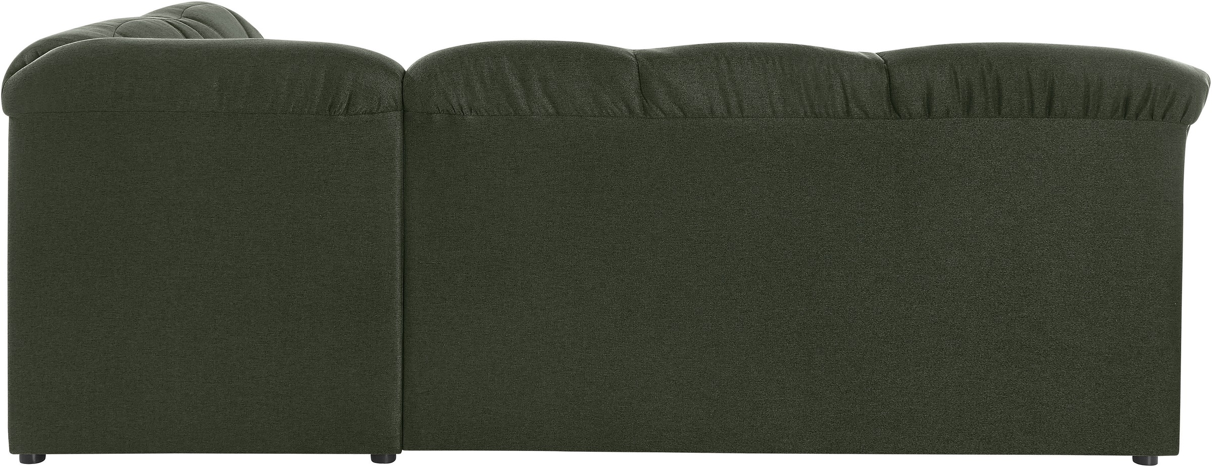 DOMO collection Ecksofa »Pegnitz, elegante Rückensteppung, zeitlose Formensprache, L-Form«, wahlweise mit Bettfunktion