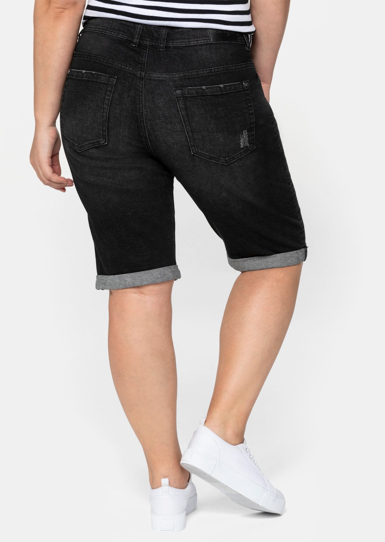 Sheego Jeansbermudas, (1 tlg.)