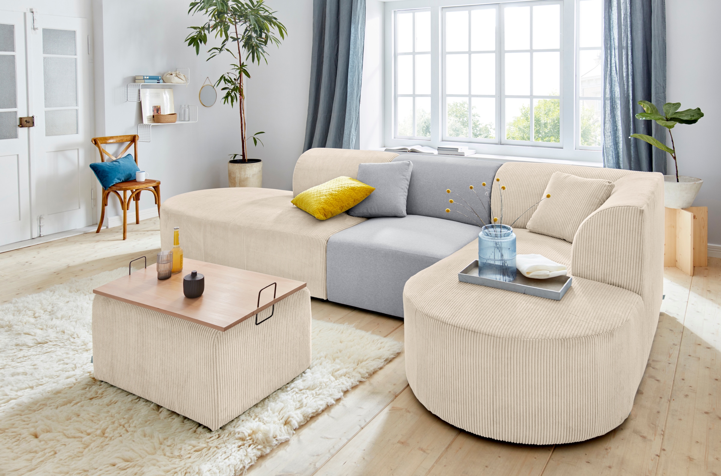 andas Sofa-Eckelement »Alesund«, als Einzelteile oder Modulteil