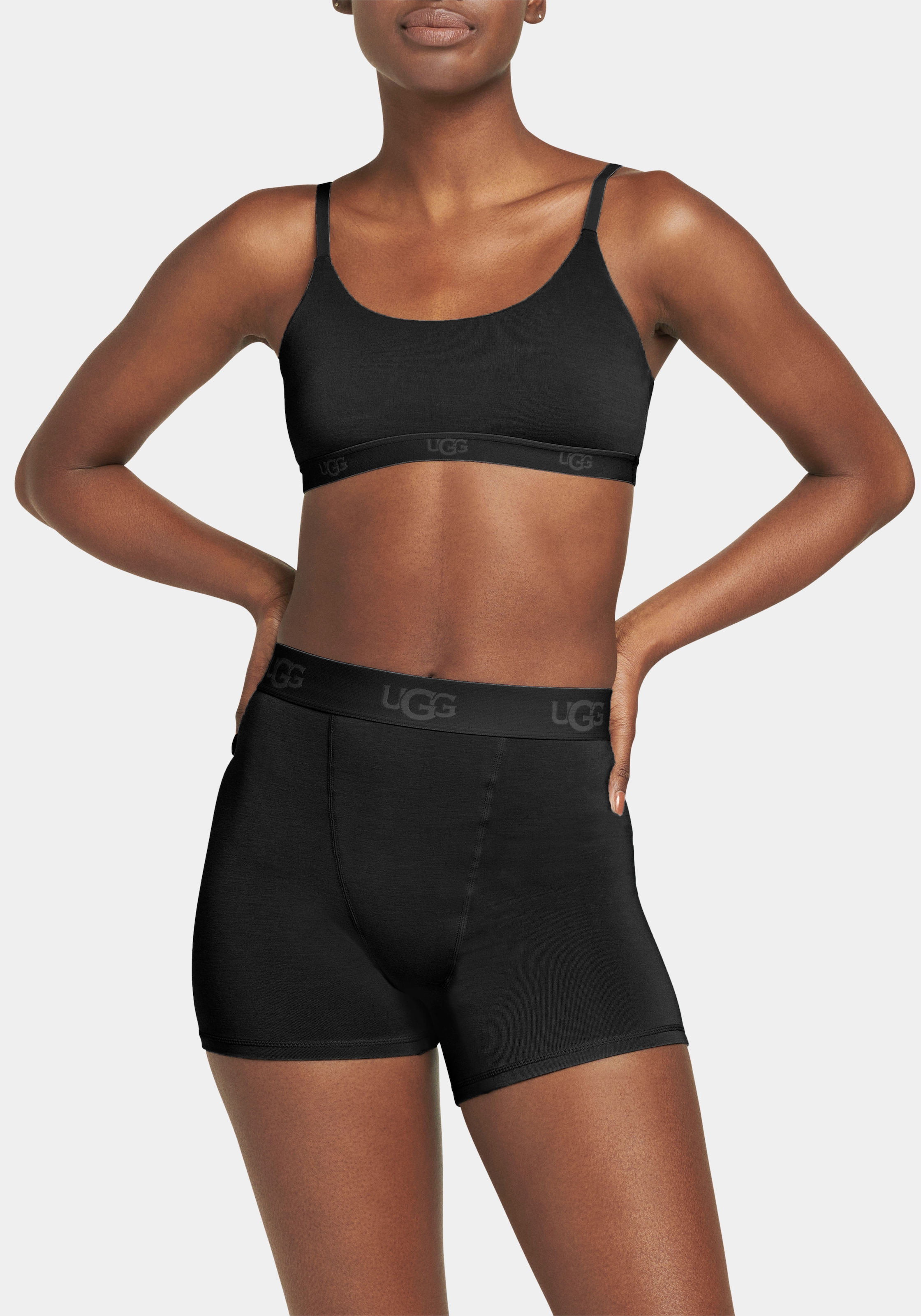 UGG Bralette »Estella Bralette«, Satinband mit Markenlogo