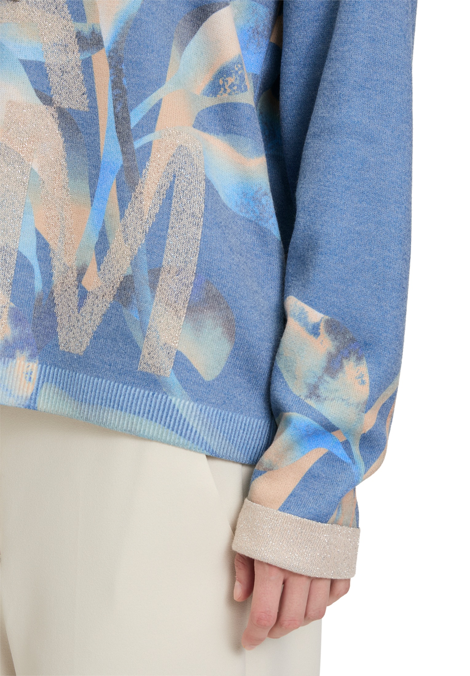 Betty Barclay Rundhalspullover »Feinstrickpullover mit Print«