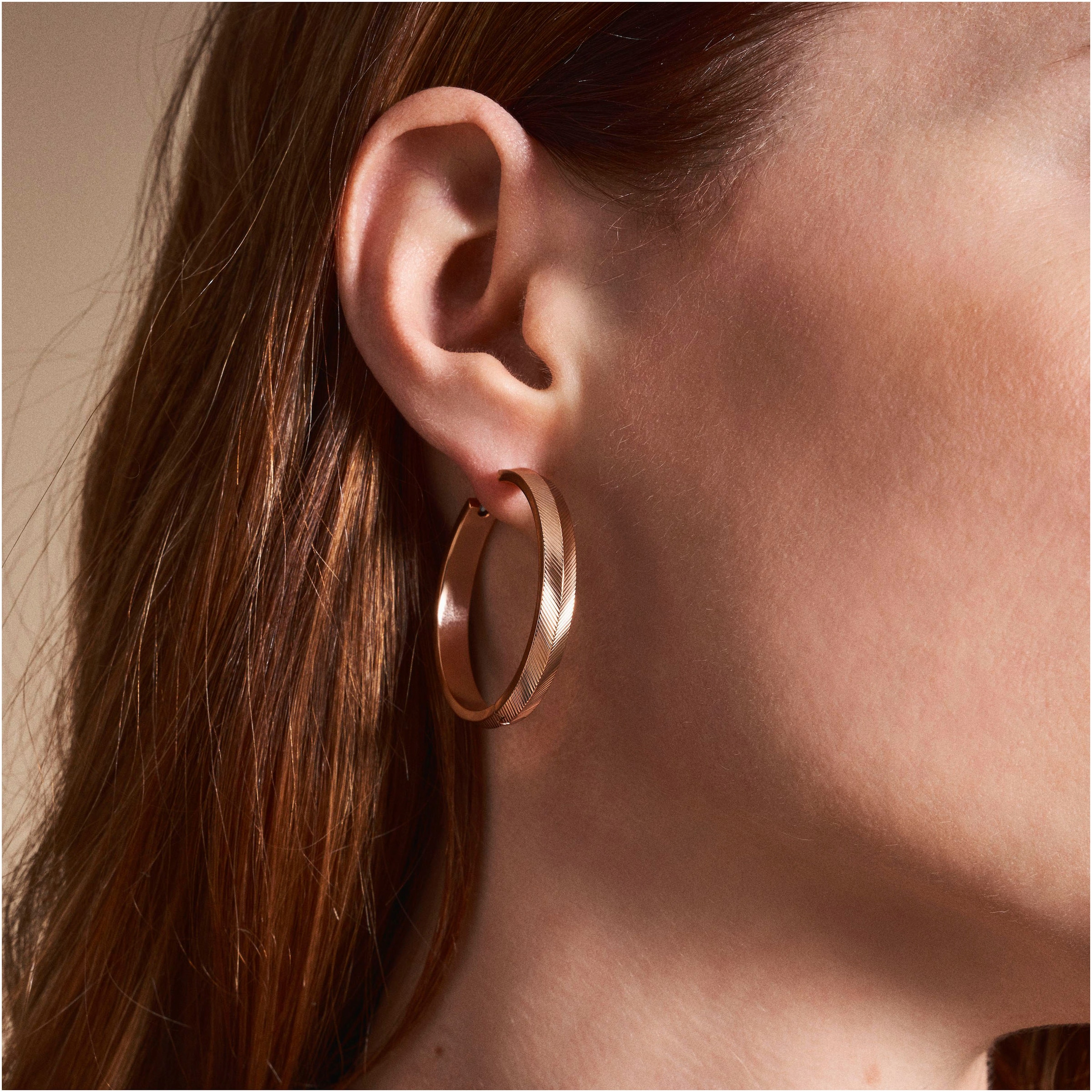 Fossil Paar Creolen »Schmuck Geschenk Edelstahl Ohrringe HARLOW«