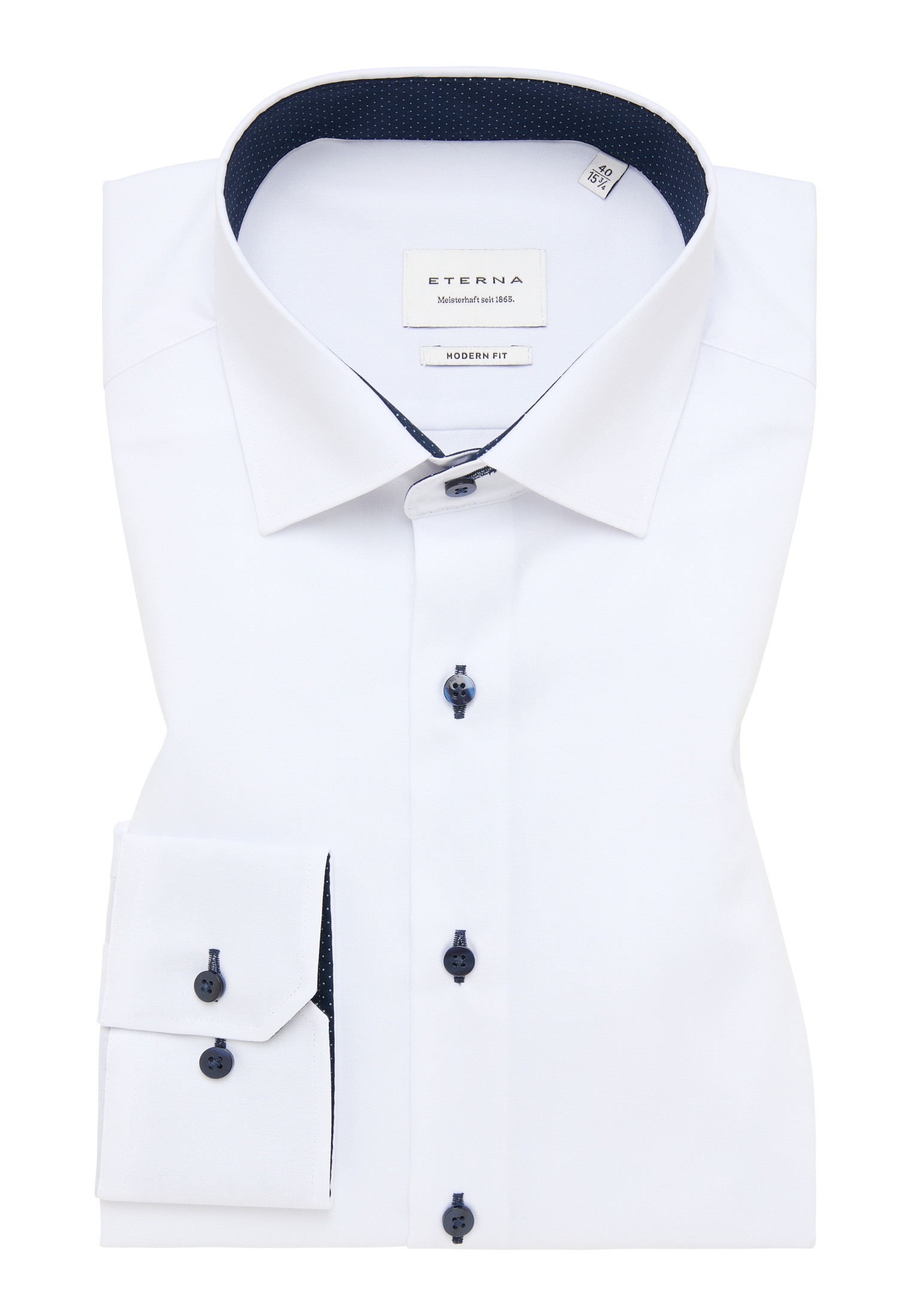 Eterna Langarmhemd »MODERN FIT«, NON IRON (bügelfrei)