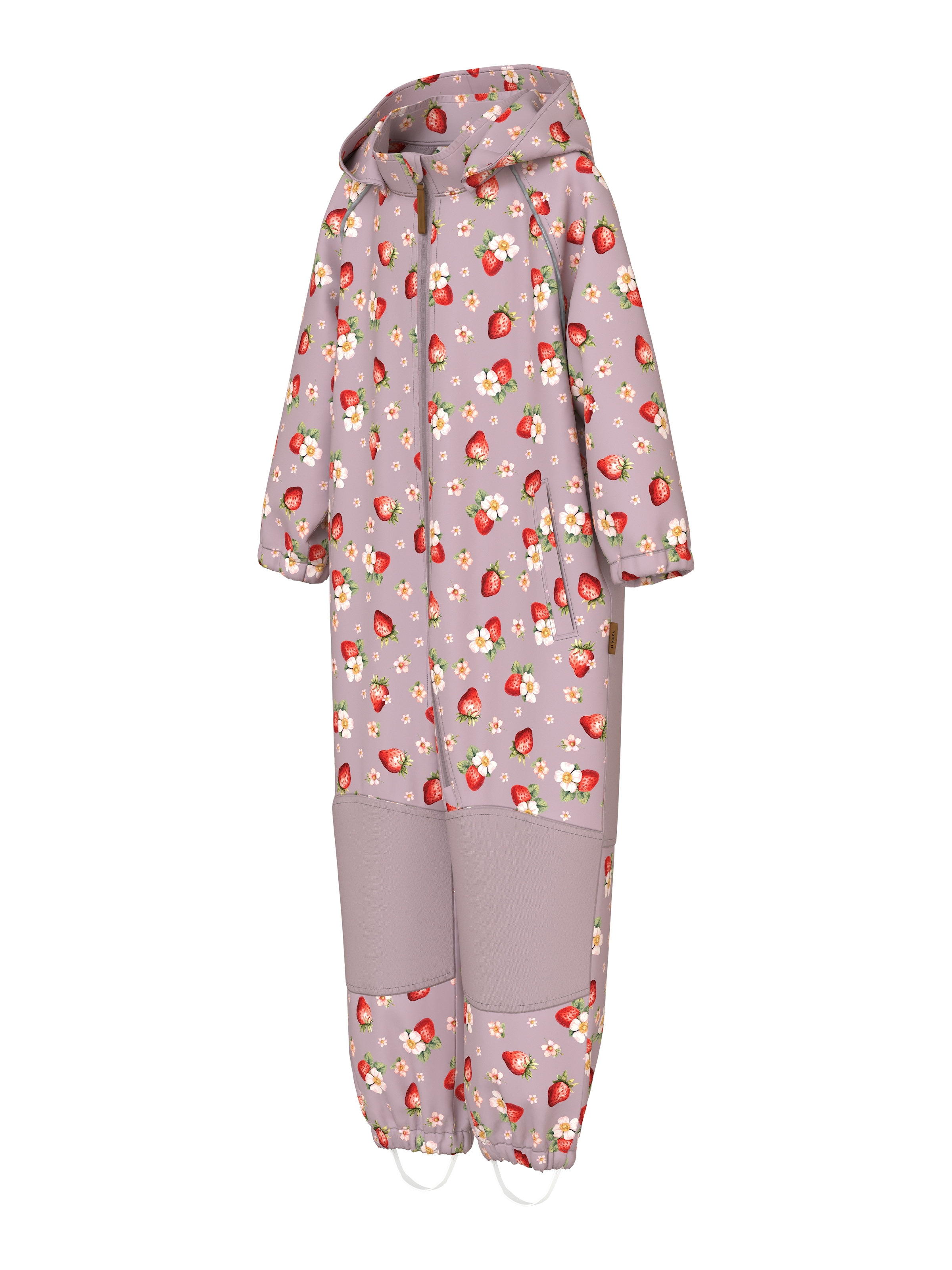 Name It Softshelloverall »NMFALFA08 SOFTSHELL SUIT AOP 1FO NOOS« mit verstellbarer und abnehmbarer Fußschlaufe