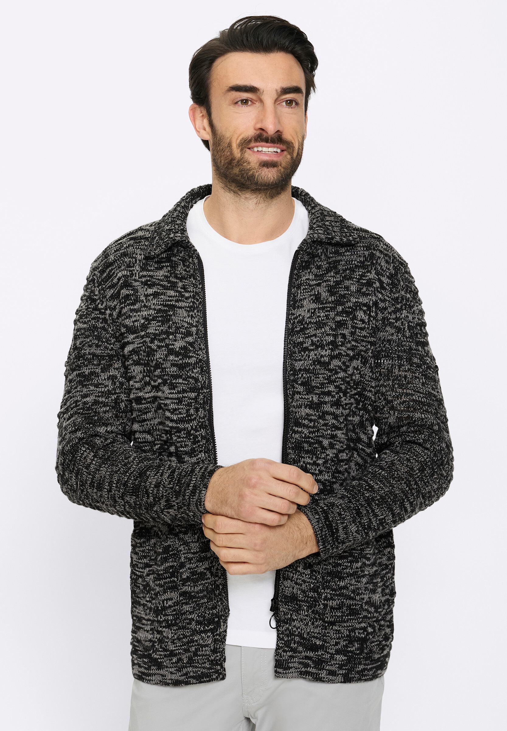 Witt Strickpullover »Strickjacke Strickjacke in längerer Form«