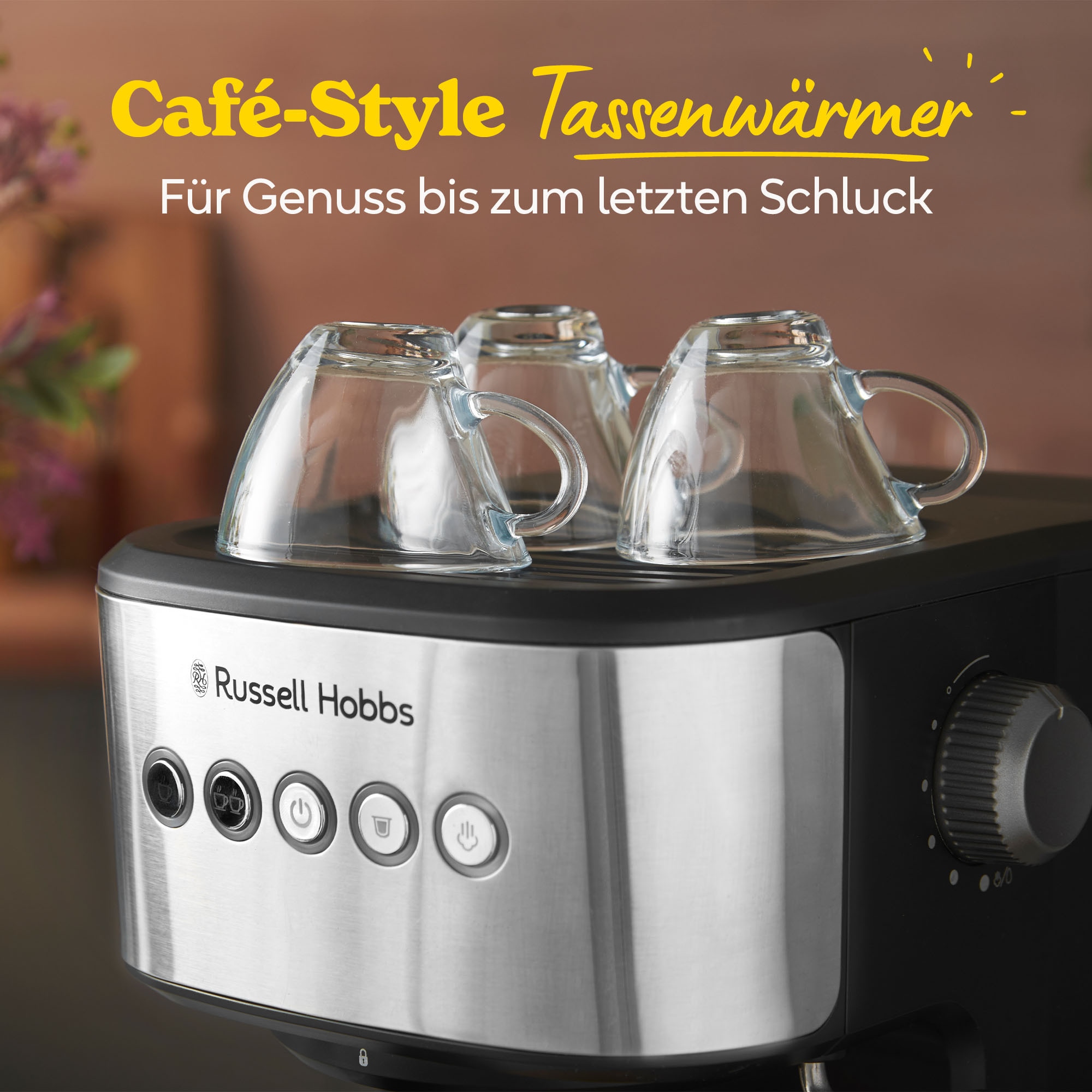 RUSSELL HOBBS Espressomaschine »Heaton 28700-56« 1.100 Watt, 1,5-l-Wassertank