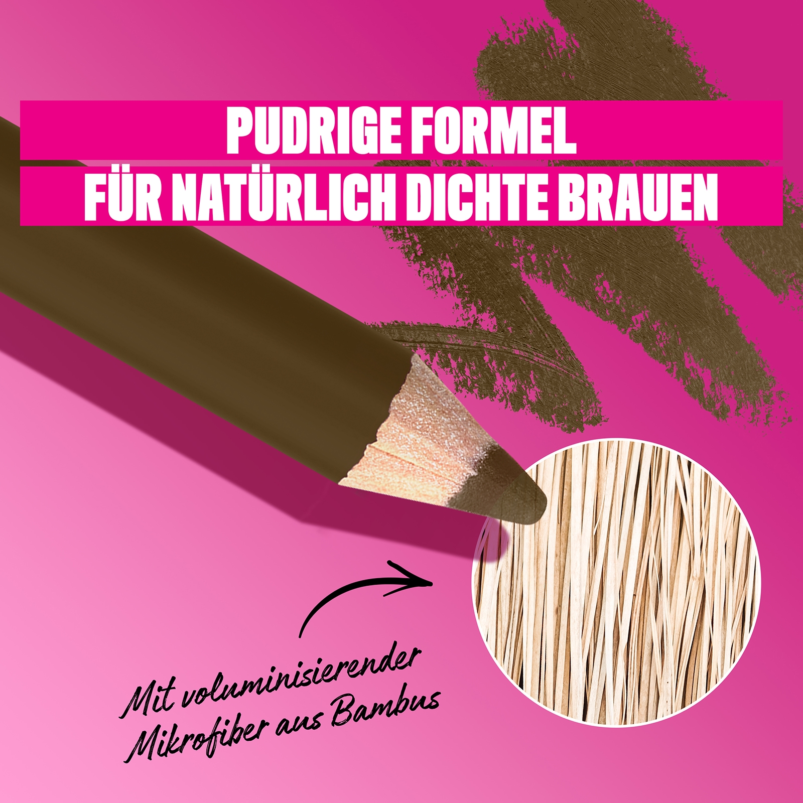 NYX Augenbrauenpflege »Makeup Powder Louder Brow Pencil«, mit Mikrofiber