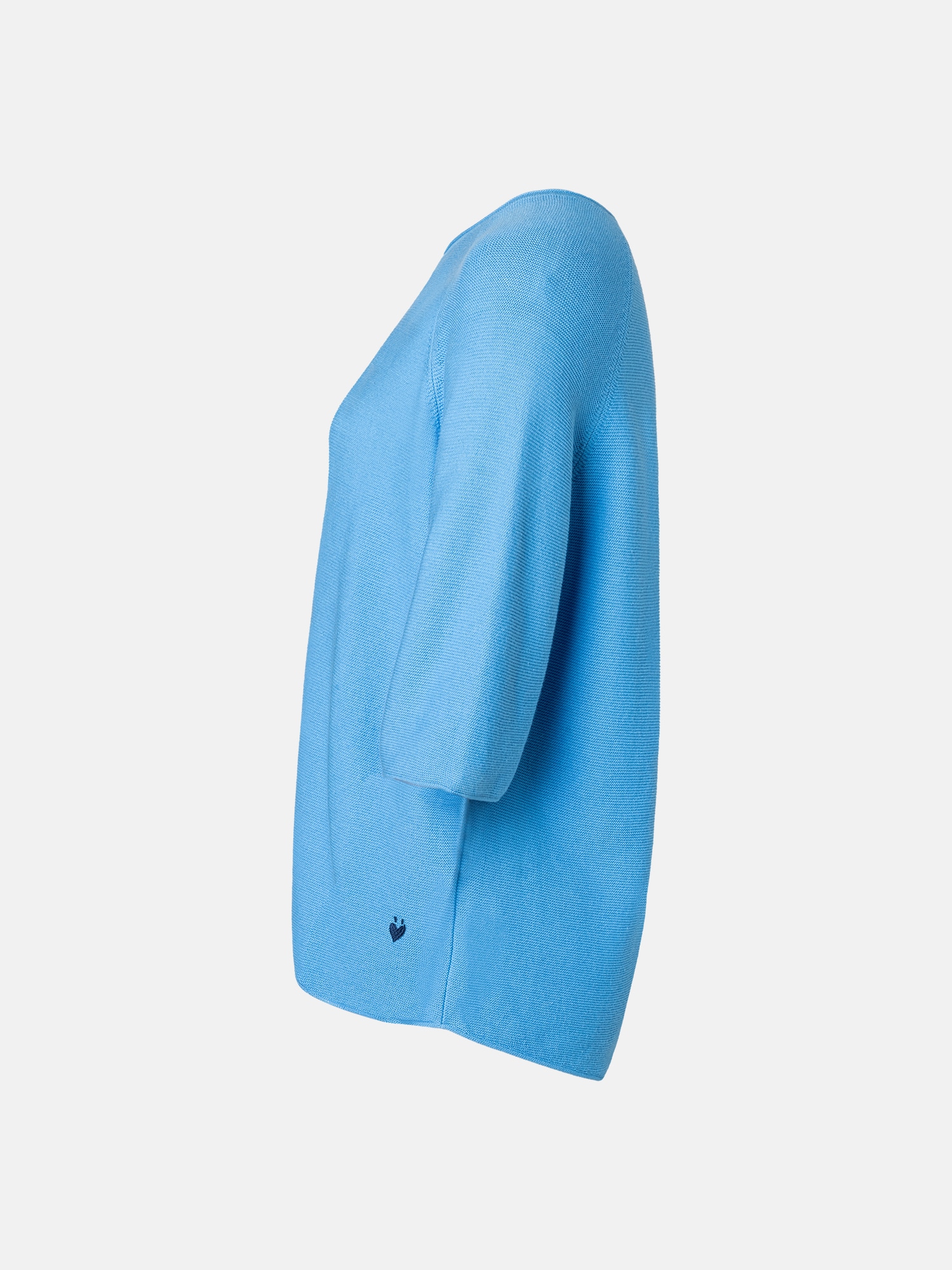 Lieblingsstück Kurzarmpullover »KleraEP« Halbarm mit Rundhals, unifarben