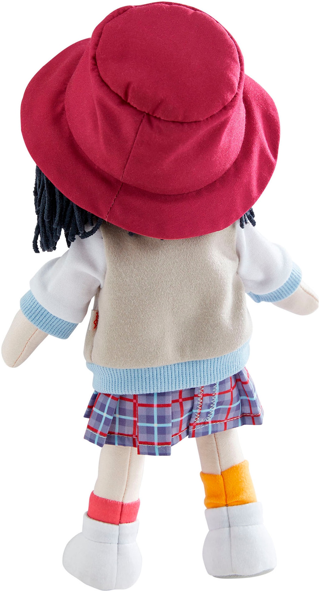 Haba Stoffpuppe »Yuki«, Mit Top, Sweatjacke und Hut