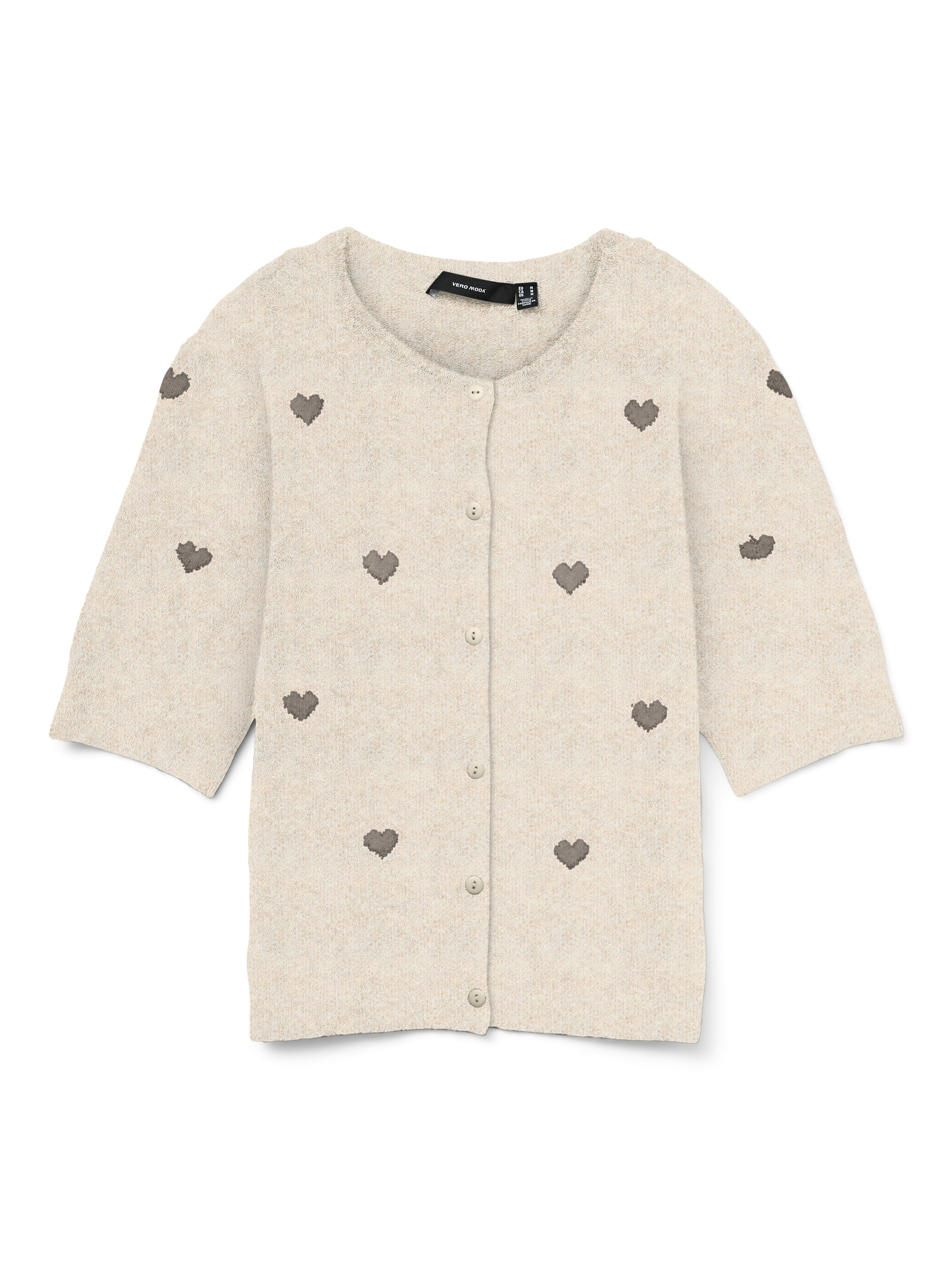 Vero Moda Strickjacke »VMDOFFY INTARSIA 2/4 O-NCK CARDIGAN NOOS«