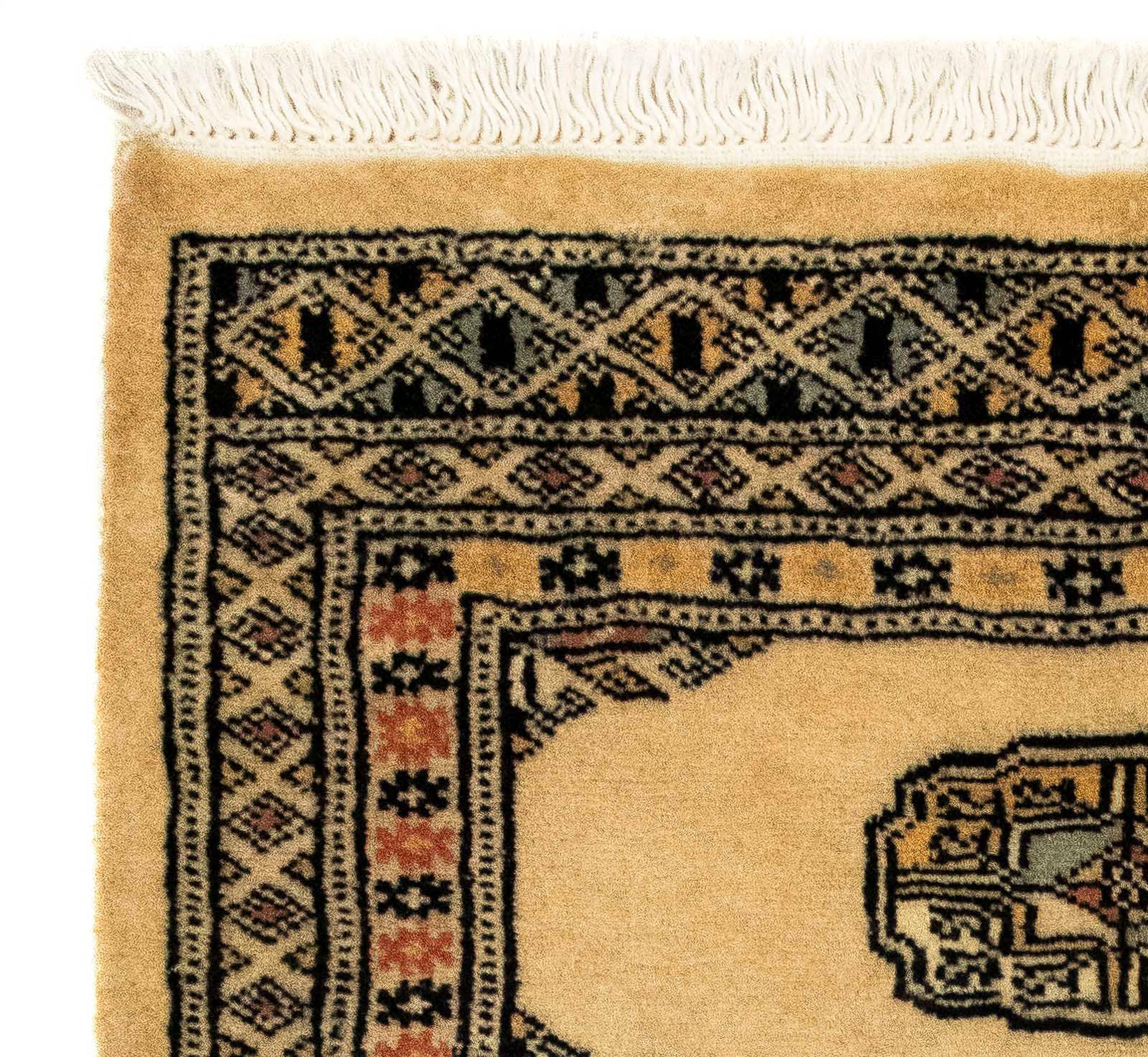 »Afghan rechteckig, Orientteppich bei hellbraun«, mit cm - Einzelstück morgenland Handgeknüpft, OTTO 91 Zertifikat - online Buchara - Wohnzimmer, 65 x