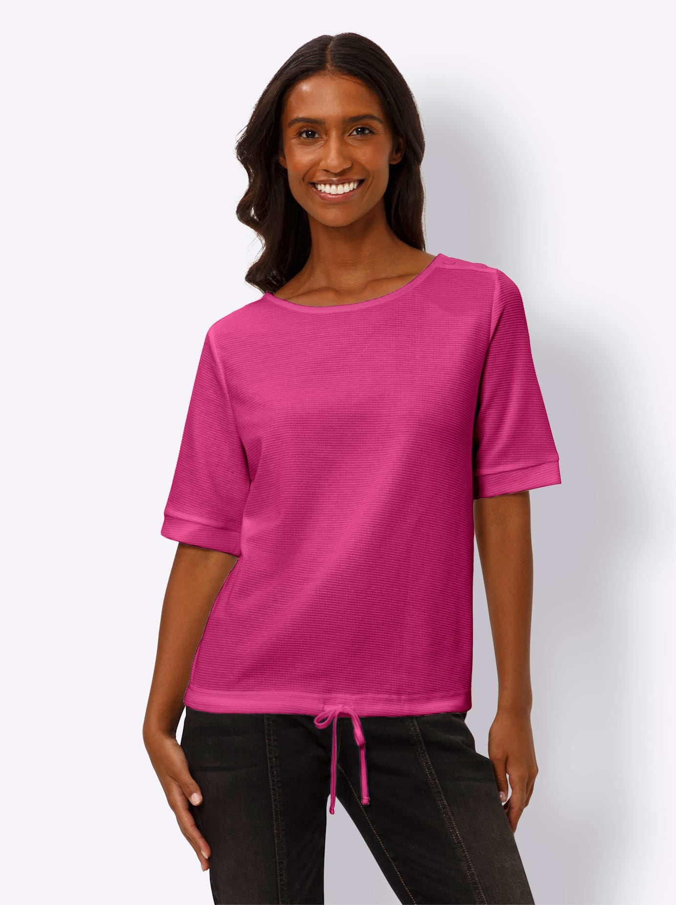 heine Rundhalsshirt »Shirt«, (1 tlg.)