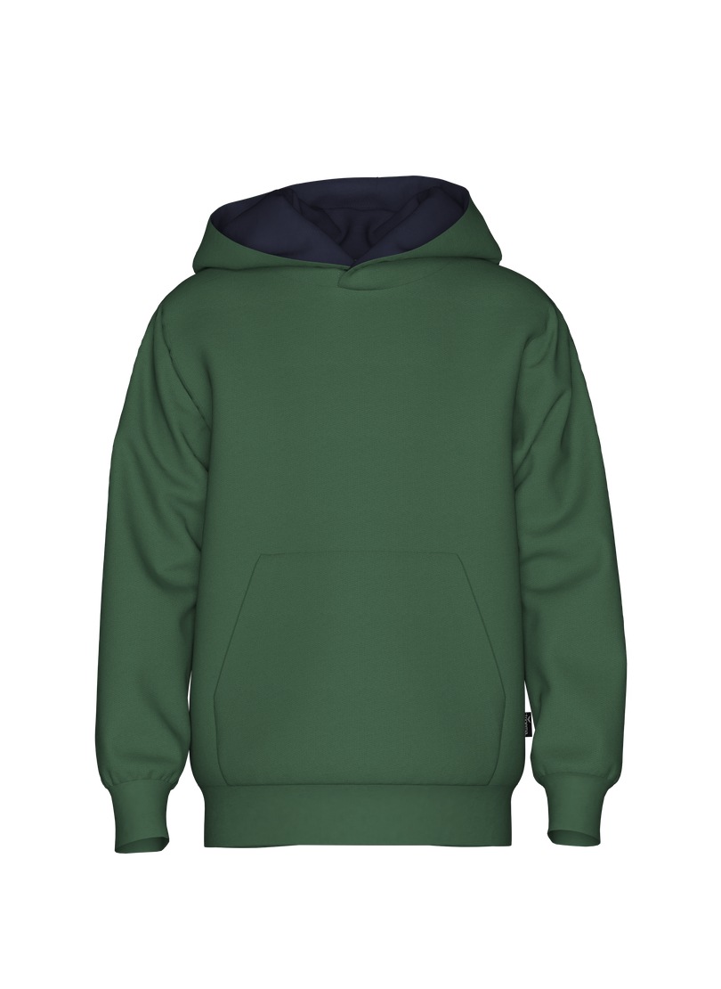 Trigema Sweatshirt »TRIGEMA Kapuzenpullover mit Kängurutasche«