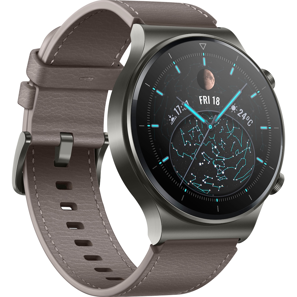 Huawei Smartwatch »Watch GT 2 Pro Classic«, (24 Monate Herstellergarantie)